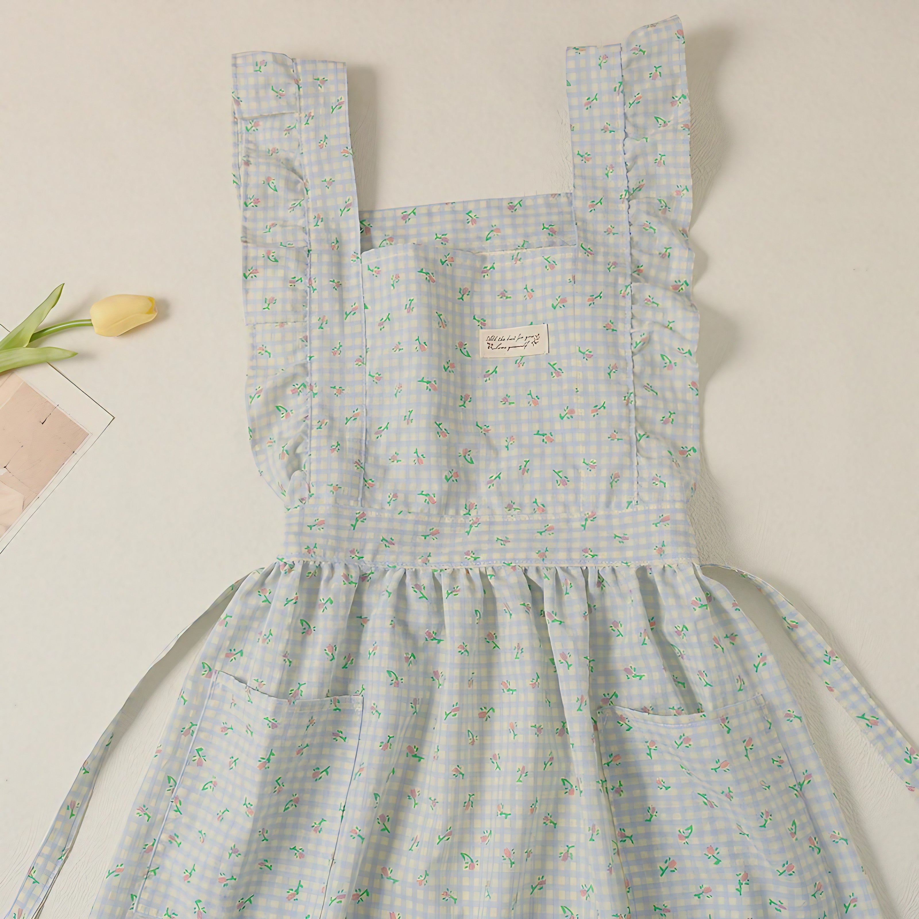 Sweet Gingham Garden Apron