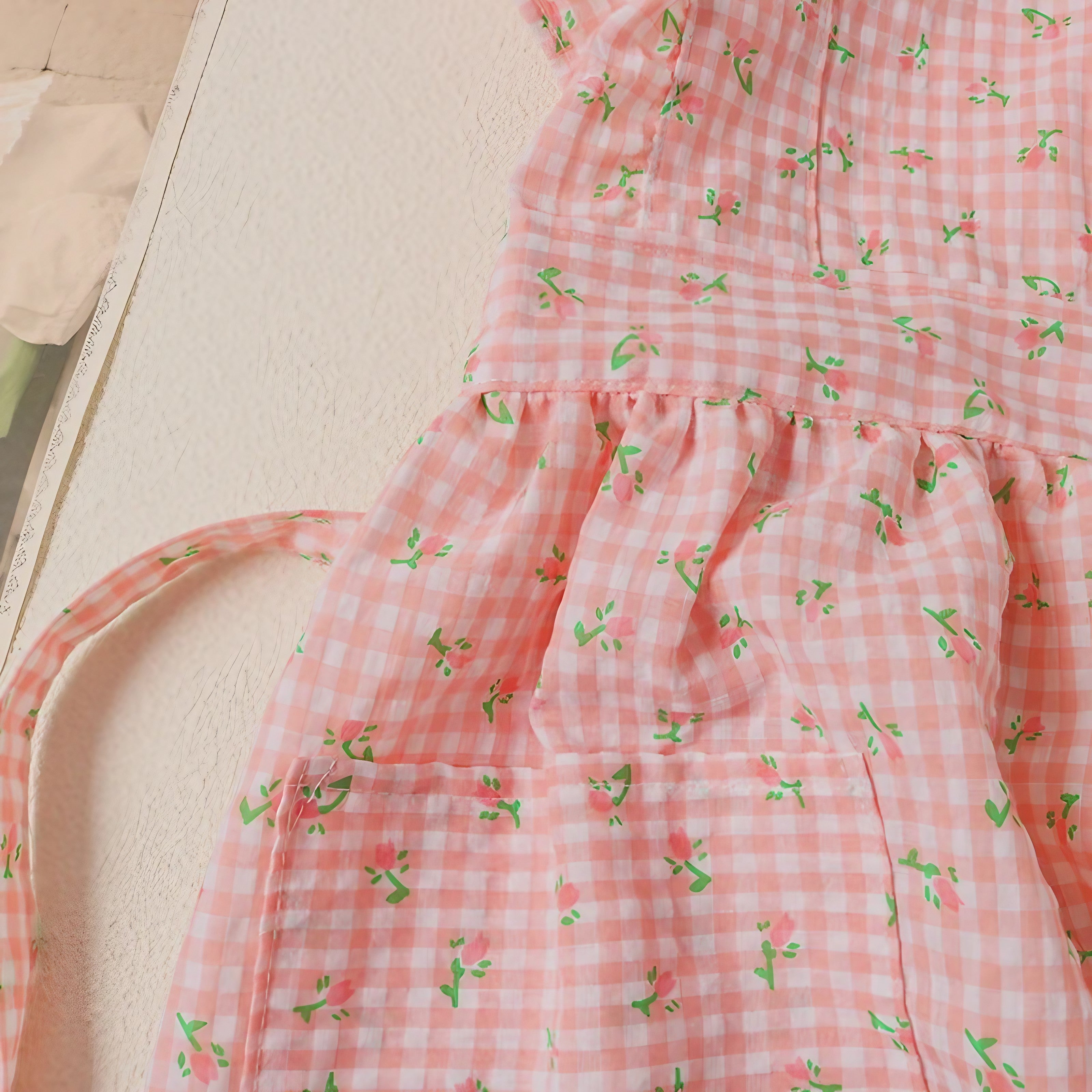 Sweet Gingham Garden Apron