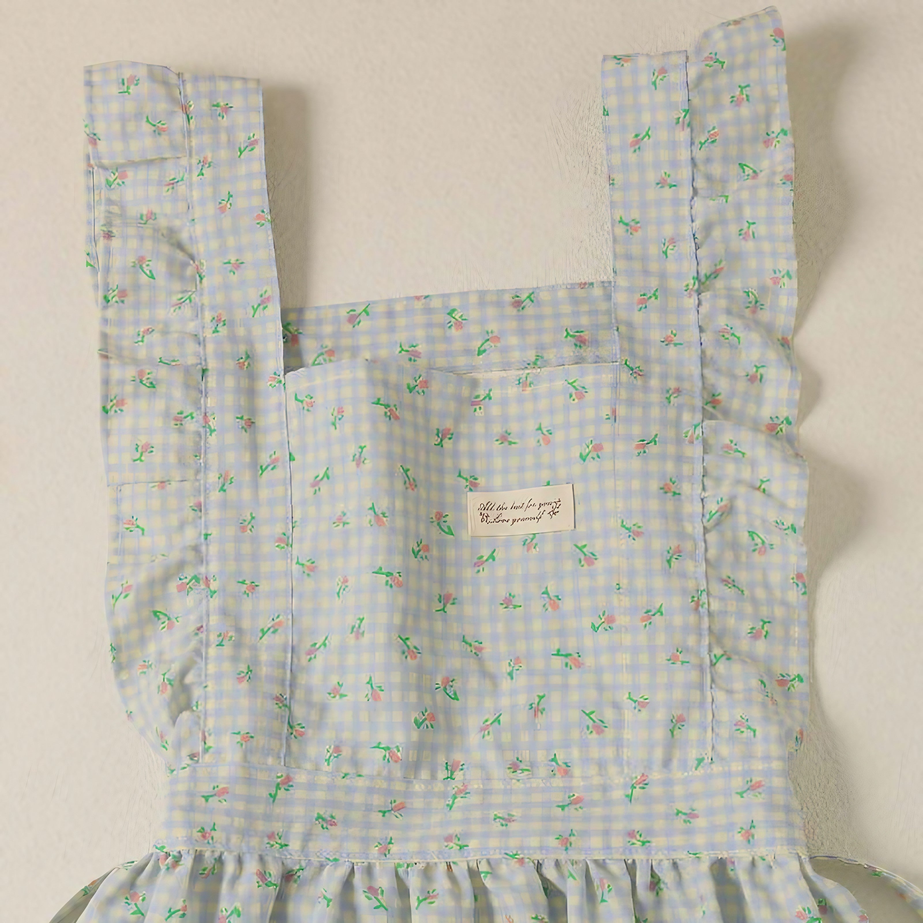 Sweet Gingham Garden Apron