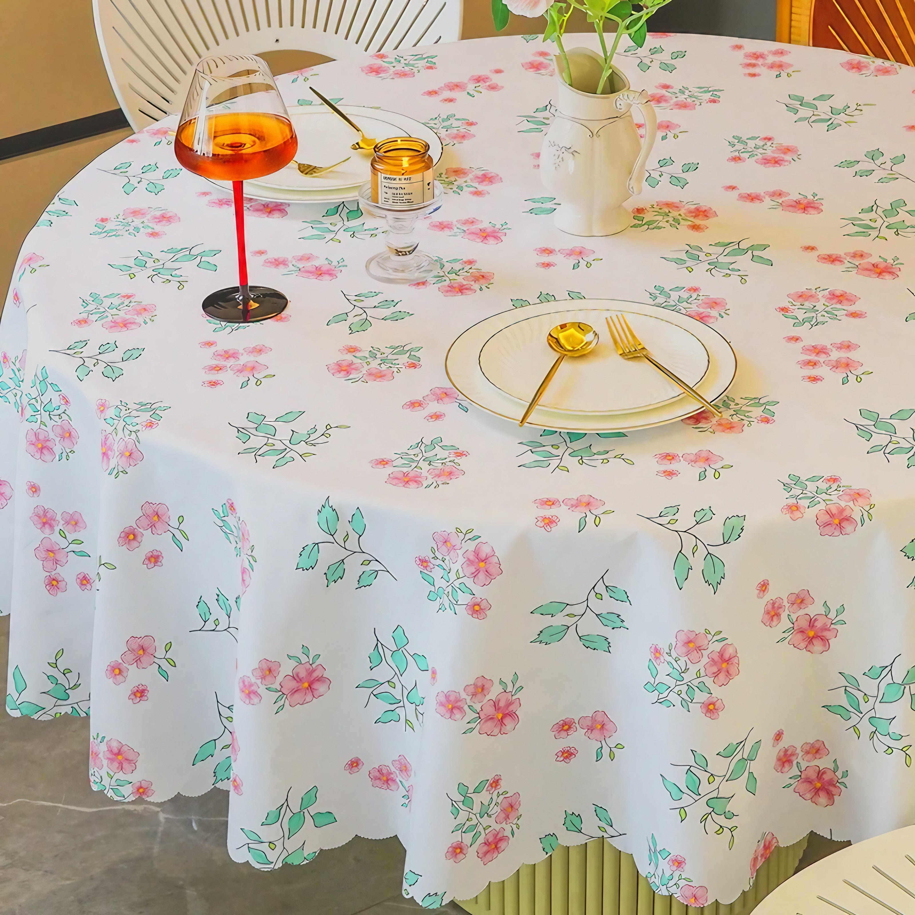 Sweet Rose Meadow Tablecloth