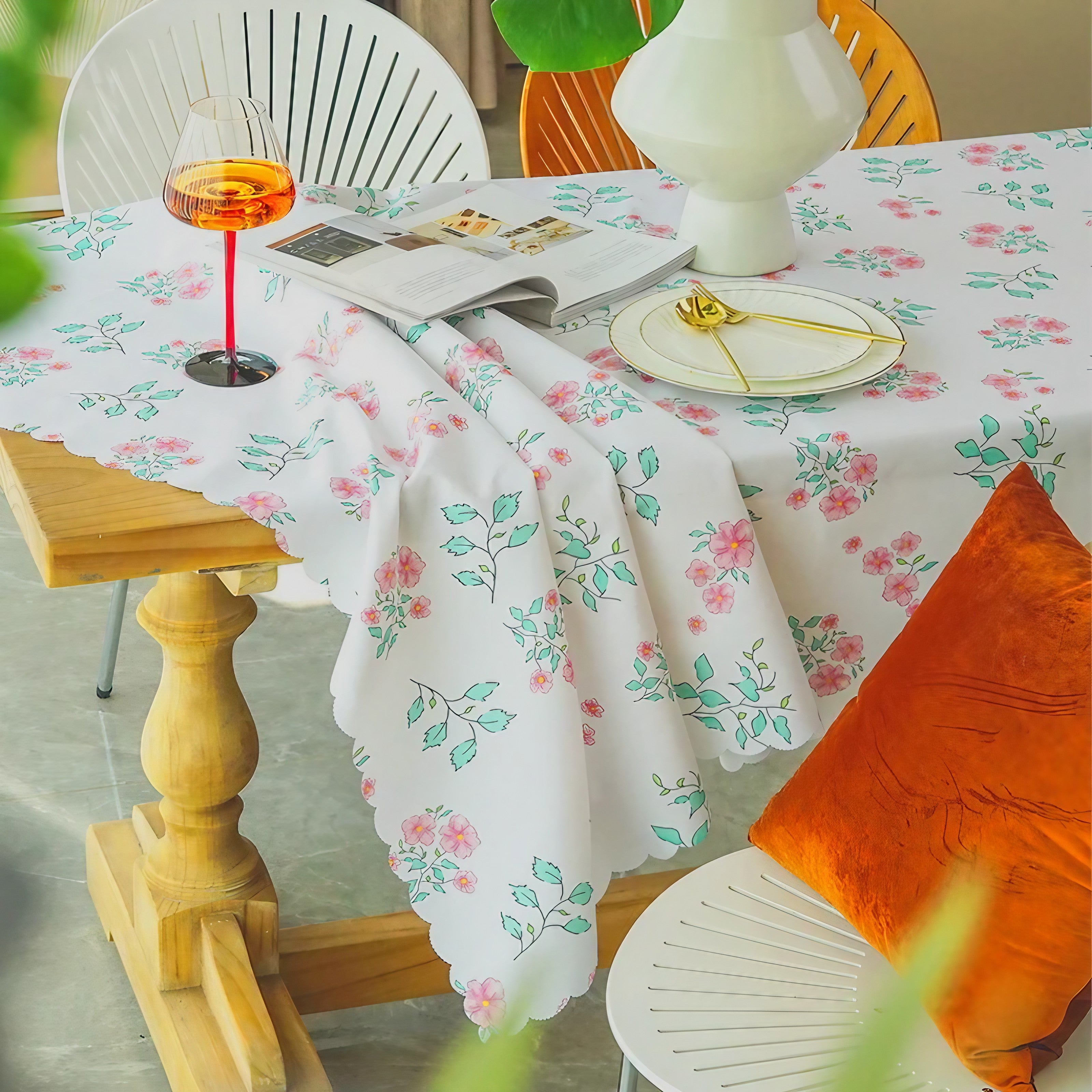 Sweet Rose Meadow Tablecloth