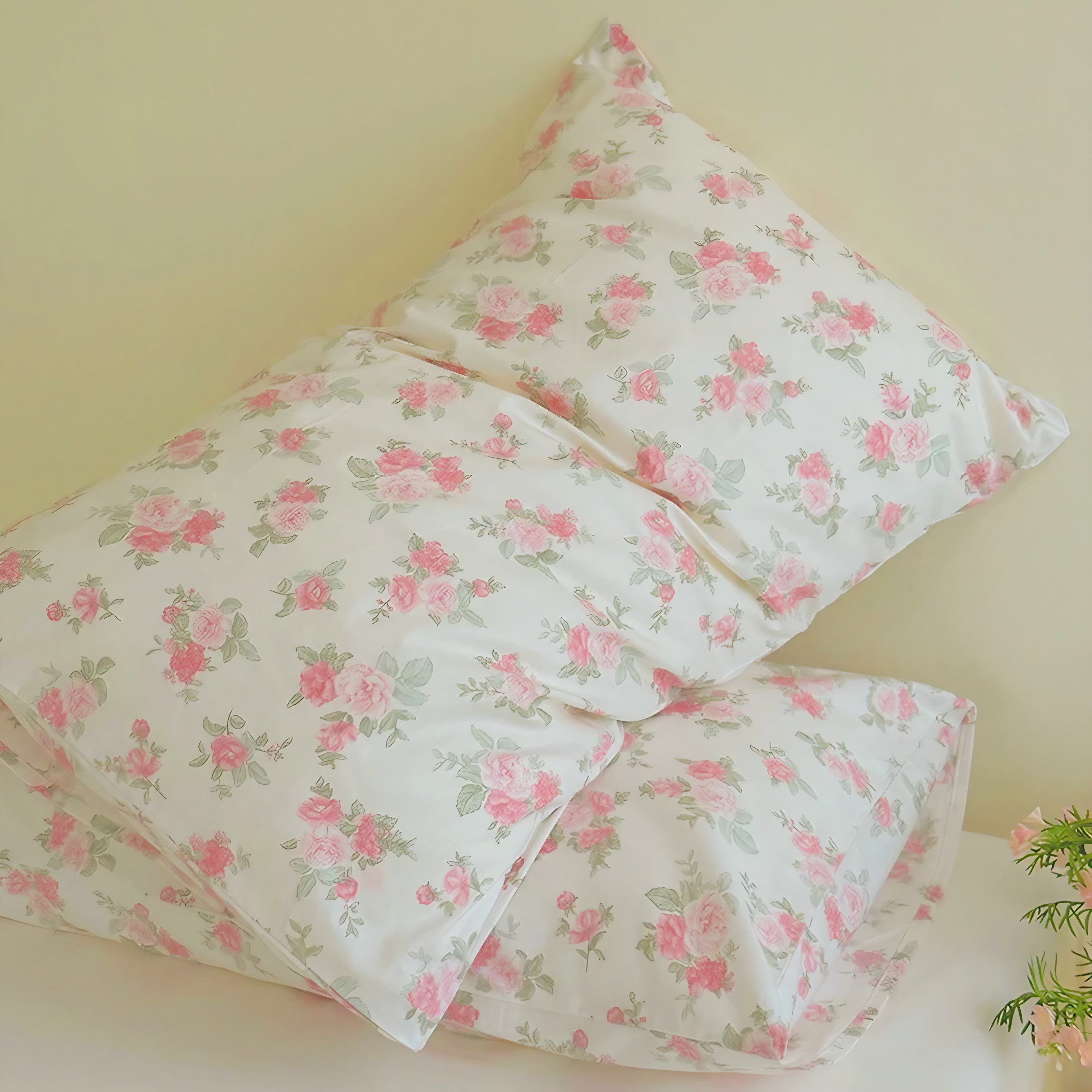Sweet Rosebud Pillowcase