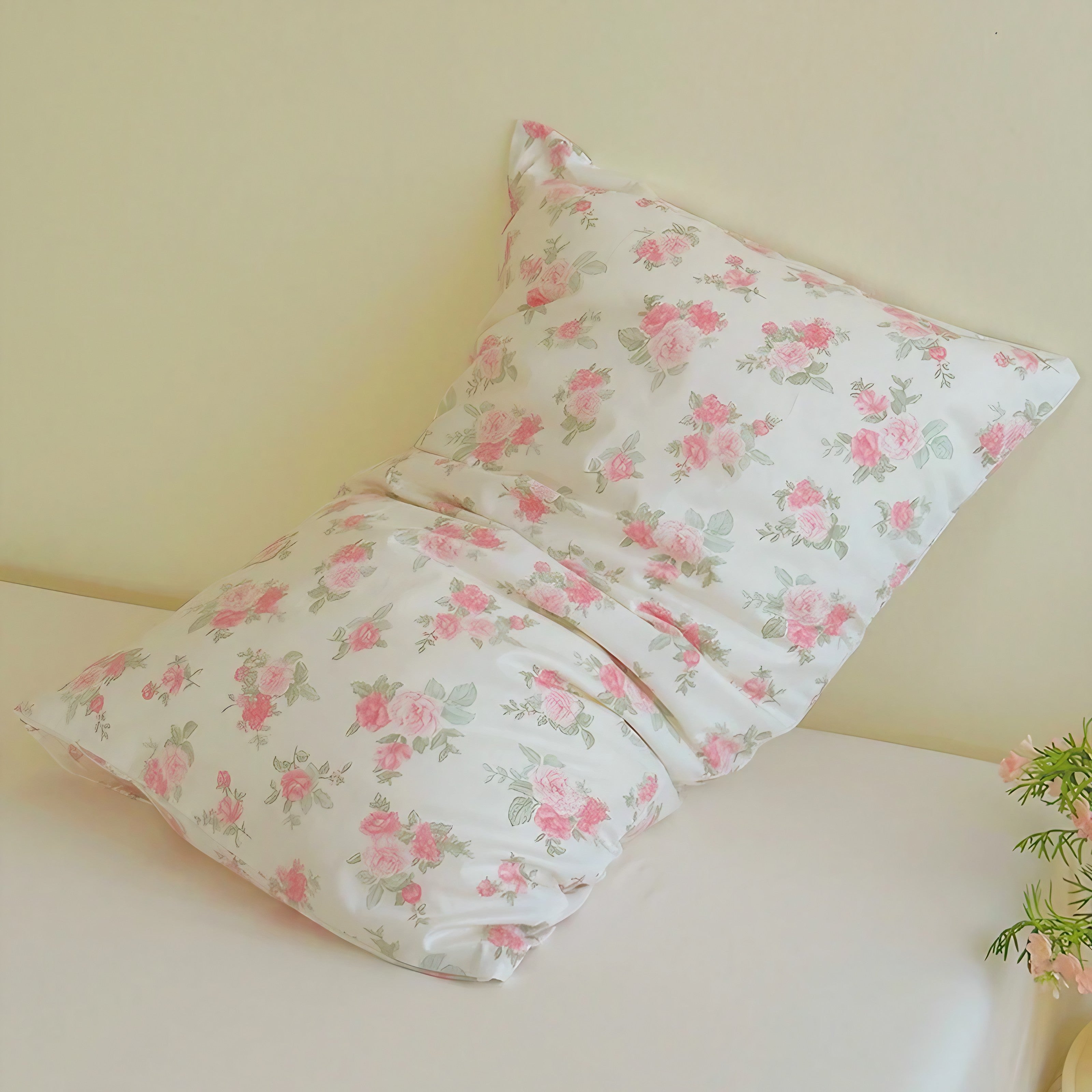Sweet Rosebud Pillowcase