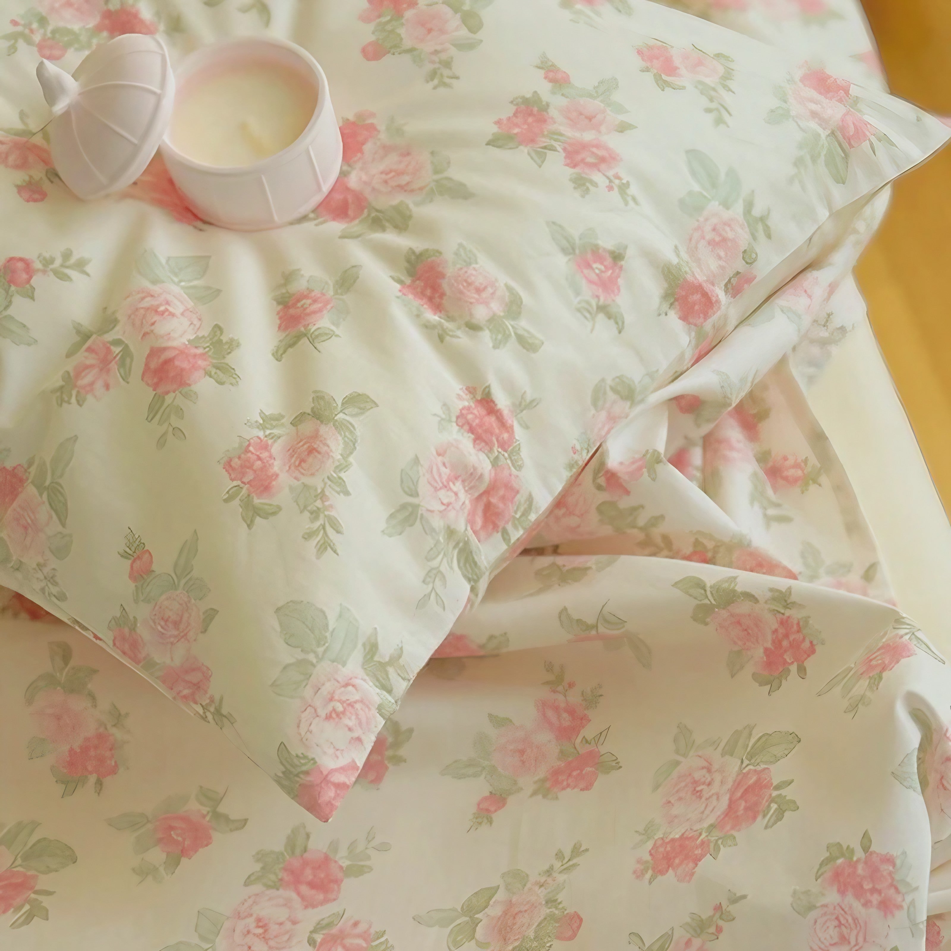 Sweet Rosebud Pillowcase