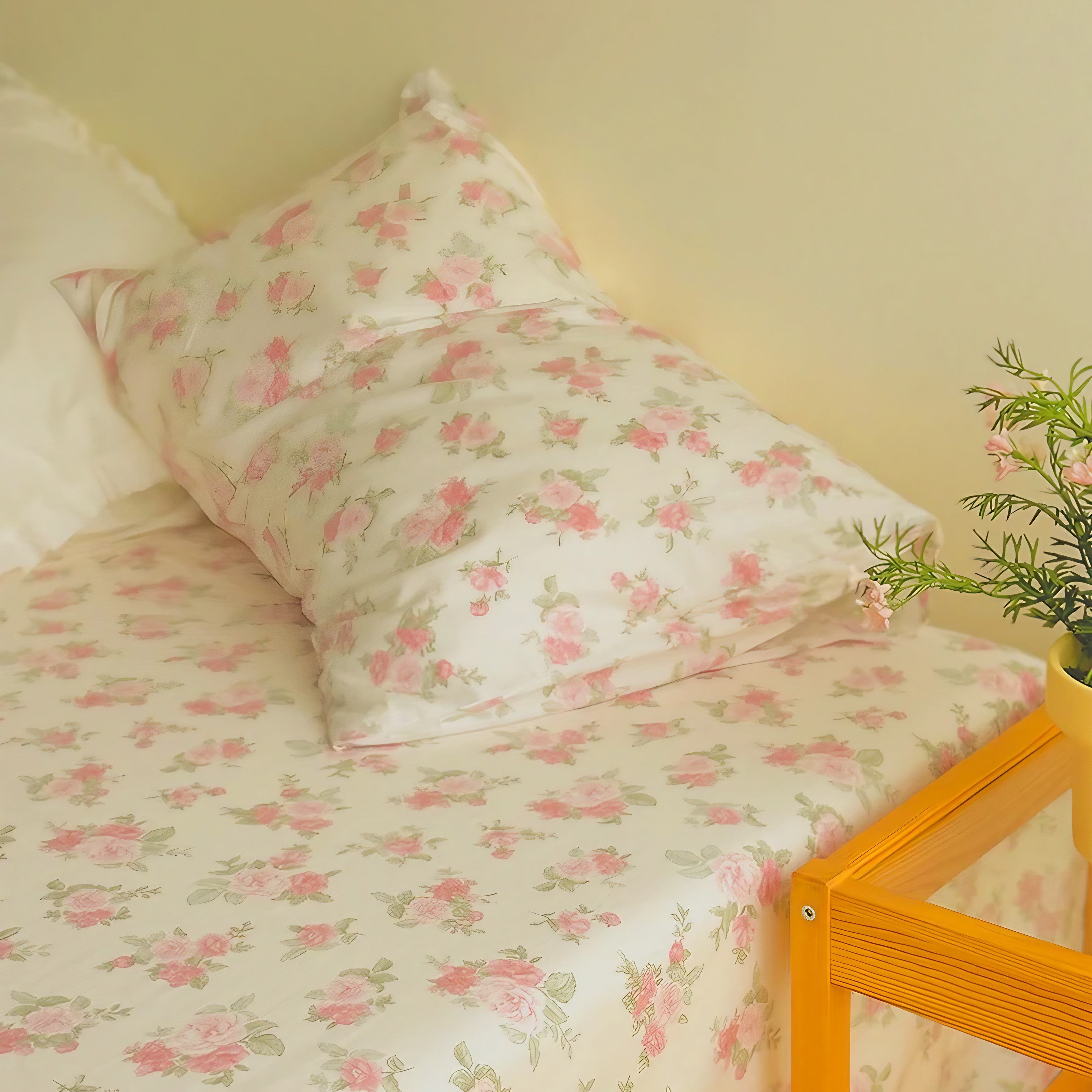 Sweet Rosebud Pillowcase