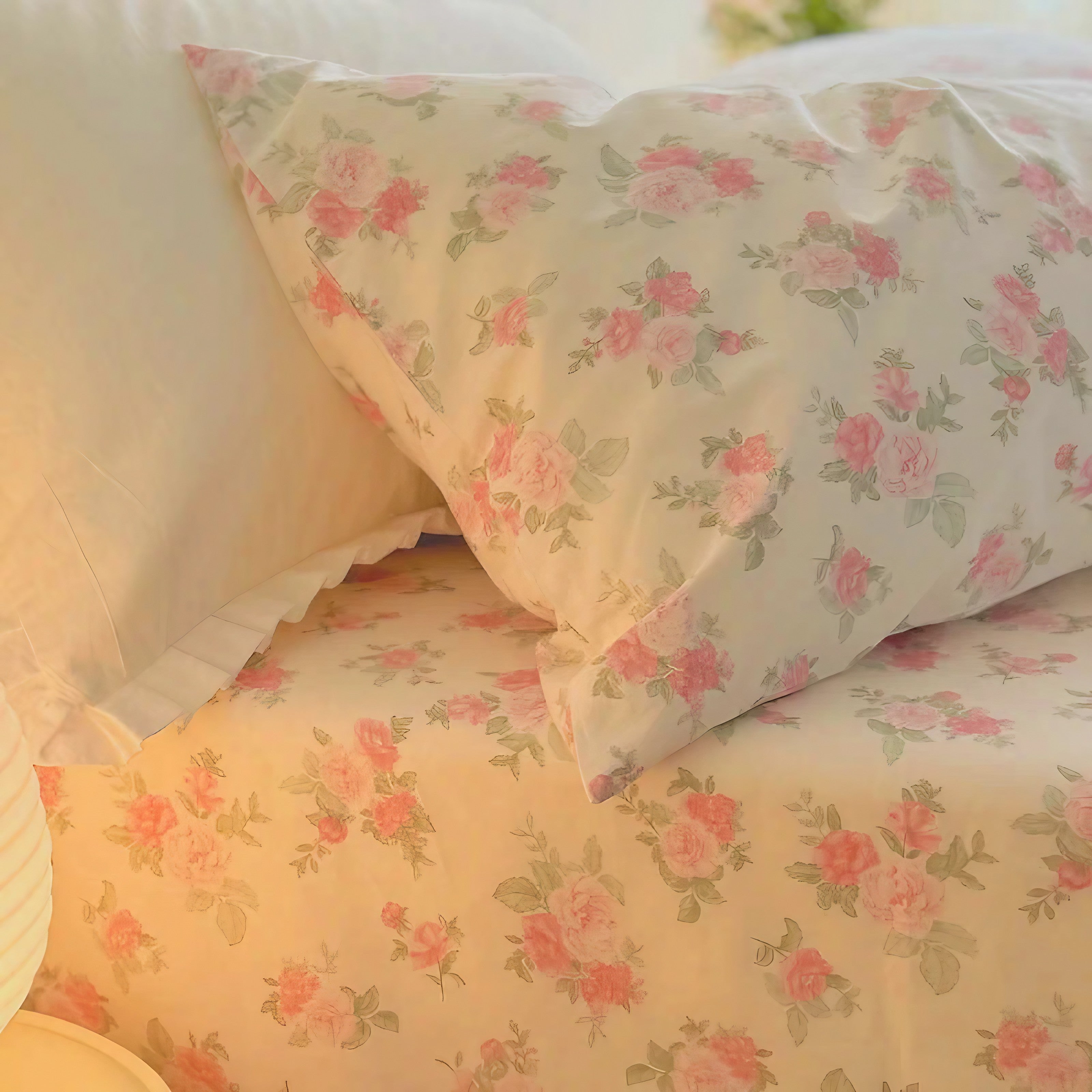 Sweet Rosebud Pillowcase