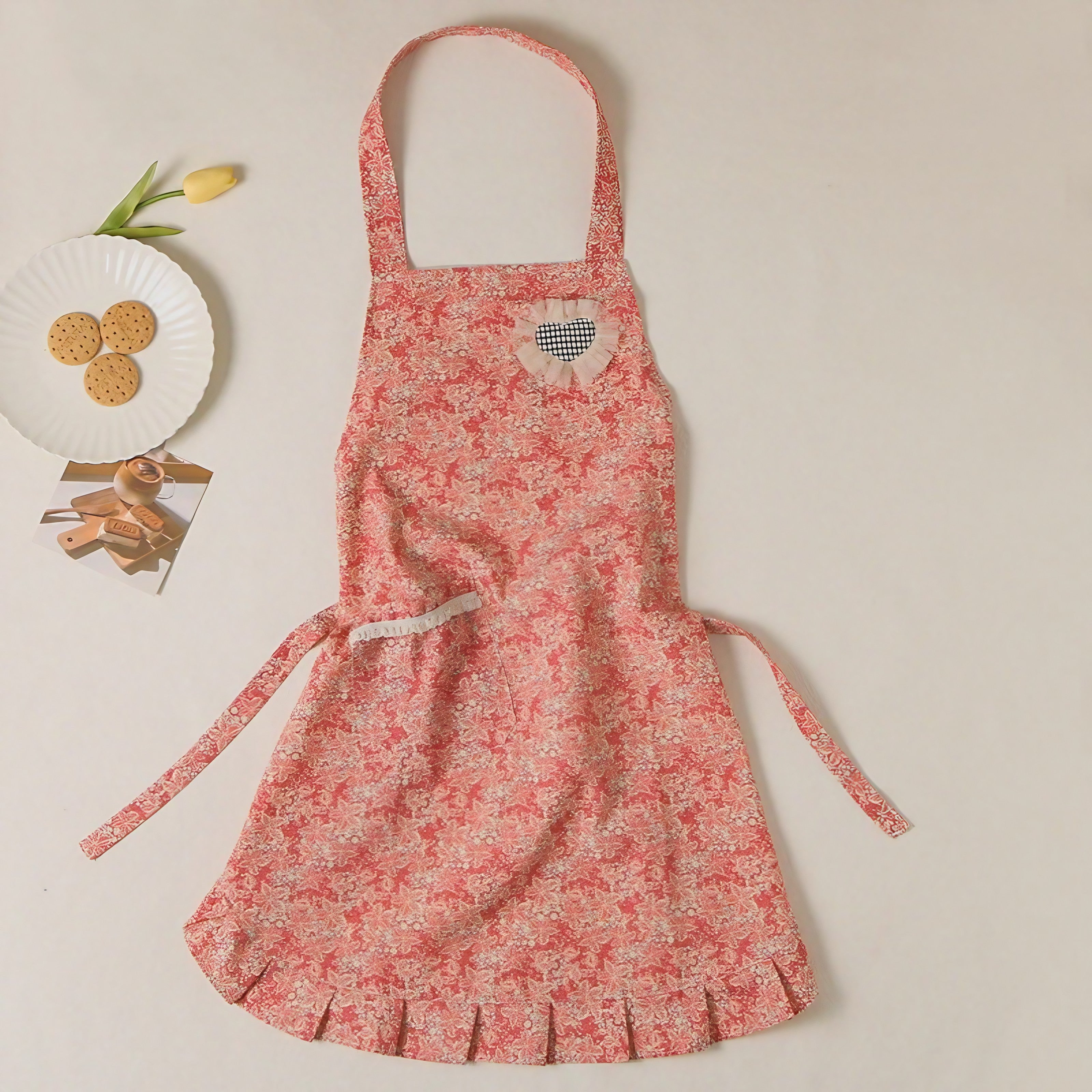 Sweetheart Cherry Blossom Apron