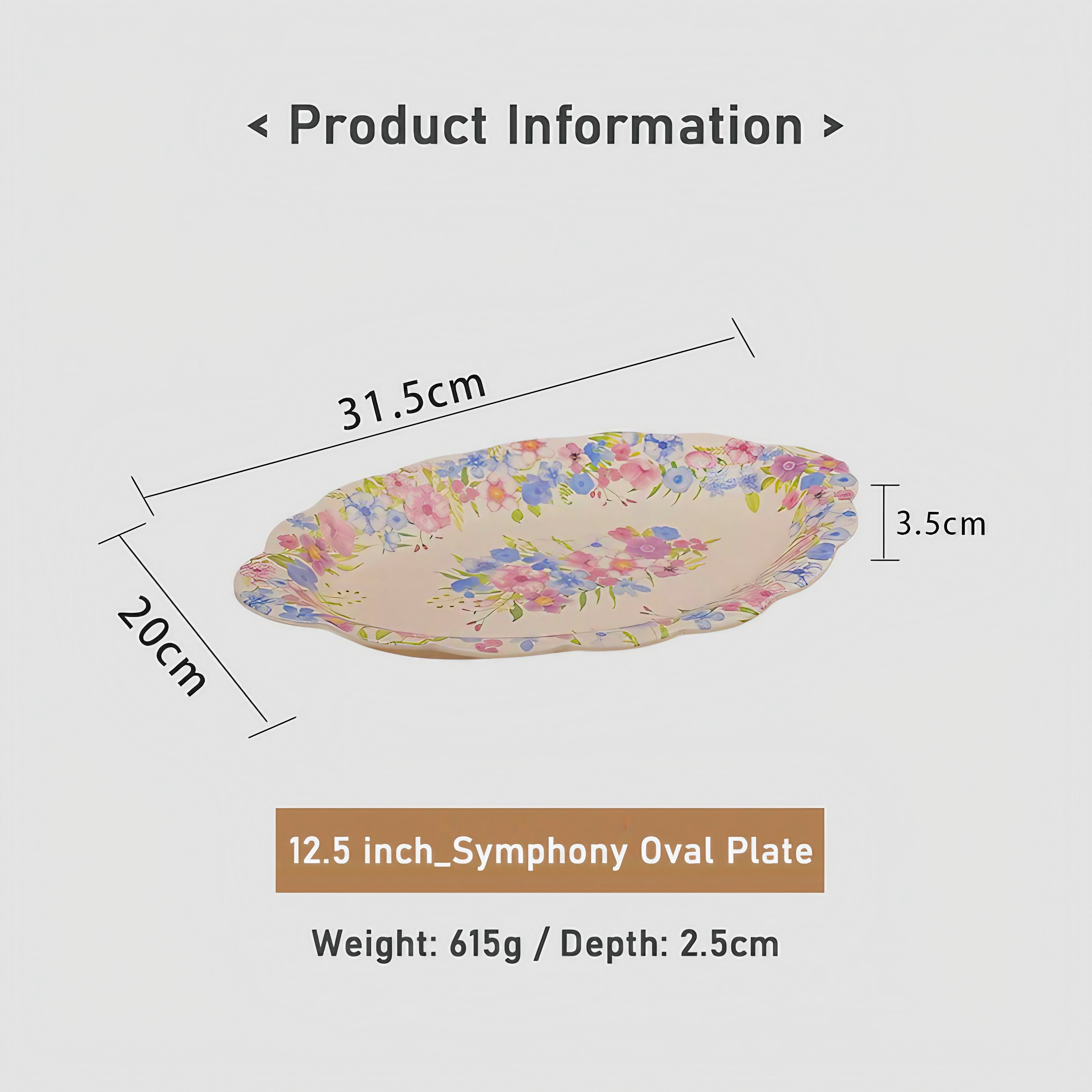Symphony Oval Plate