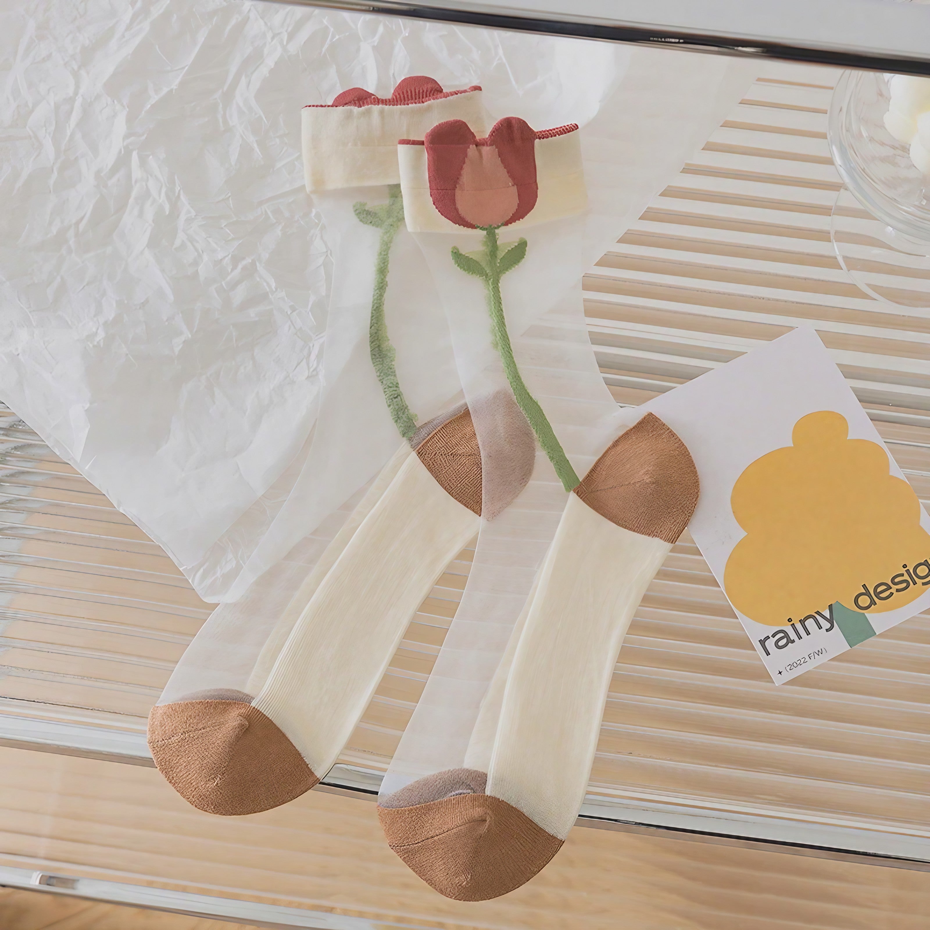 Bloom Veil Socks