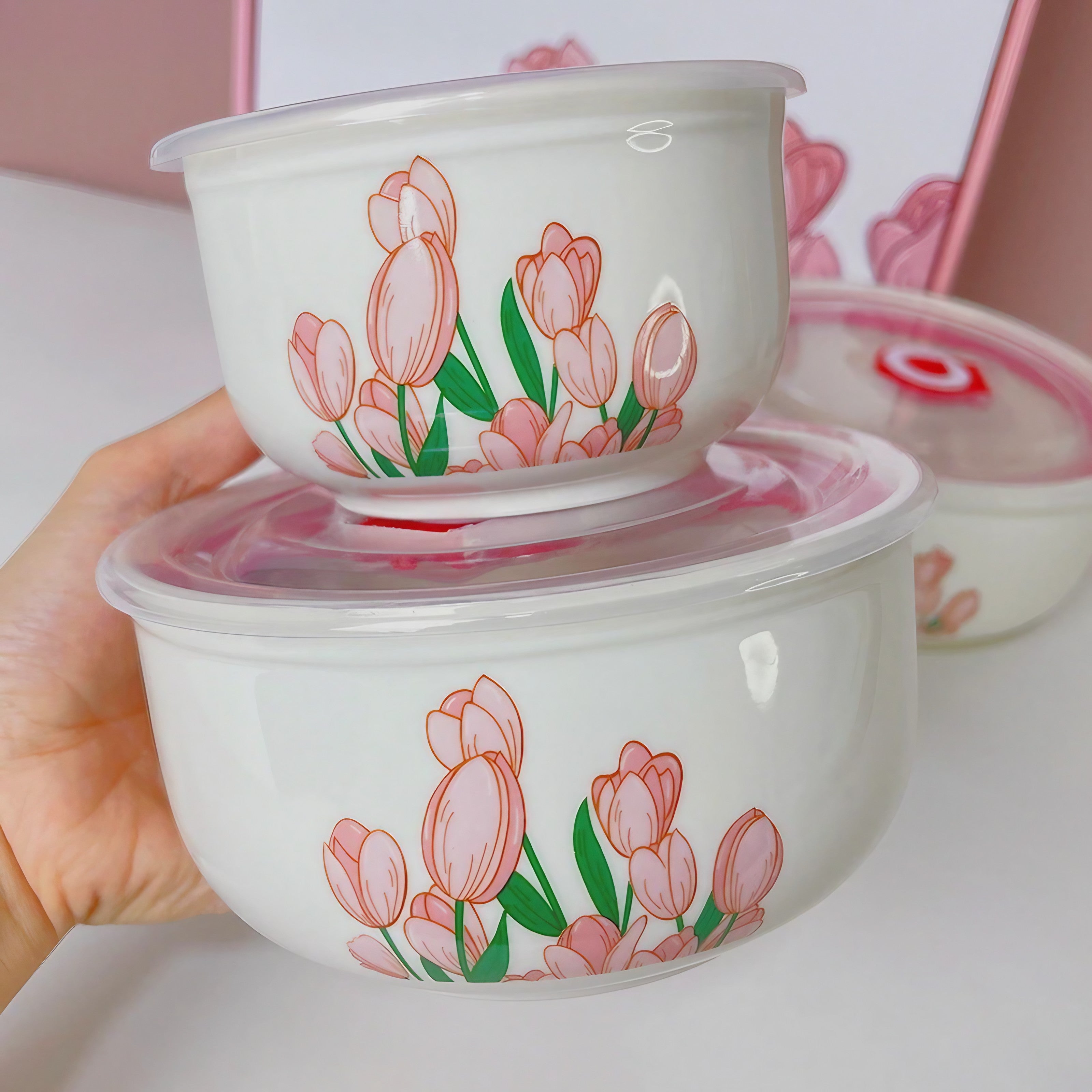 Tulip Bloom Food Storage Set