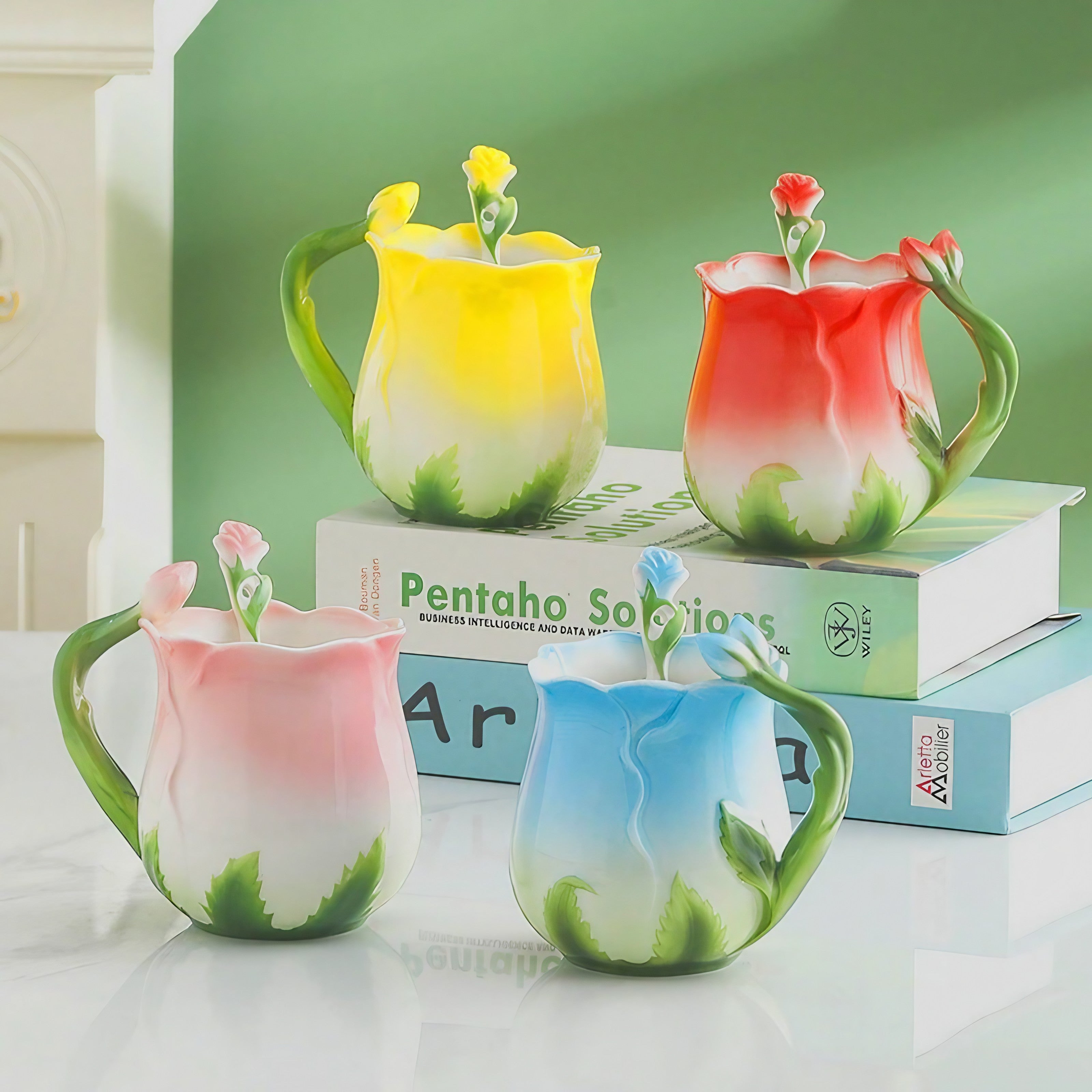 Tulip Blossom Mugs