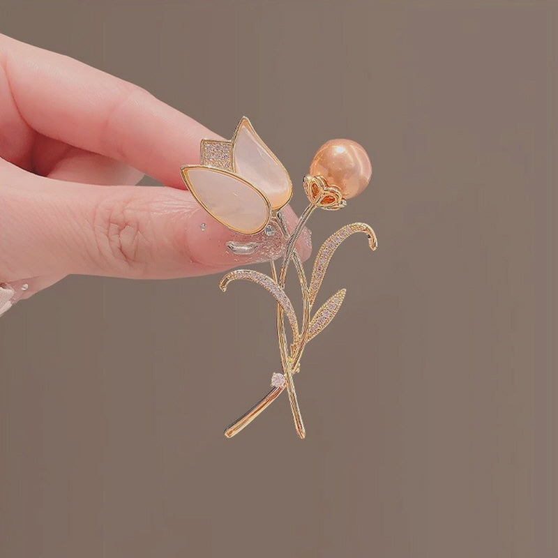Tulip Glow Brooch