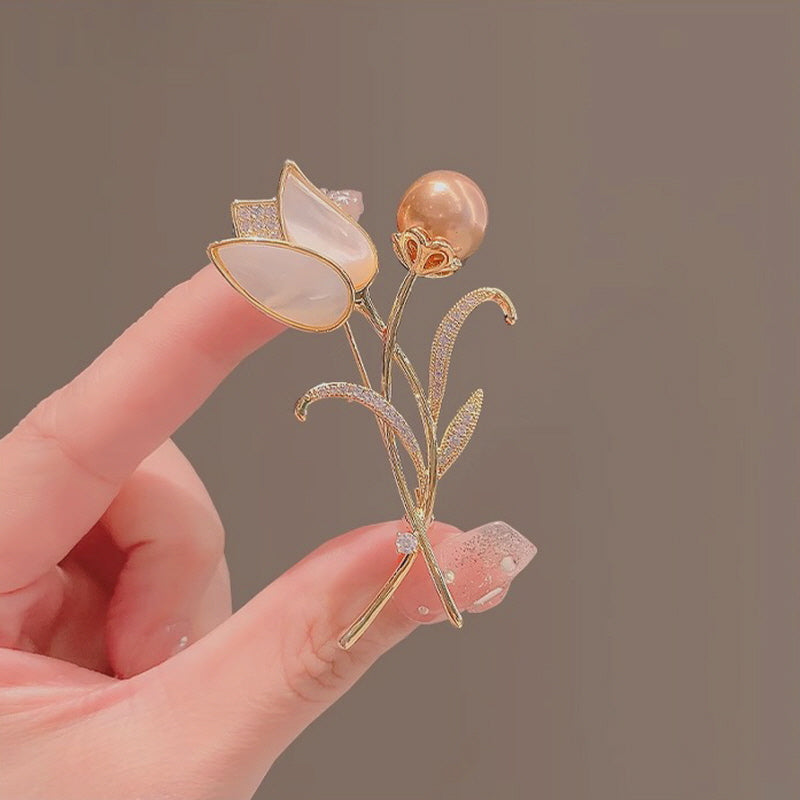 Tulip Glow Brooch