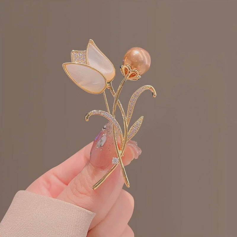 Tulip Glow Brooch