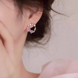 Tulip Halo Earrings