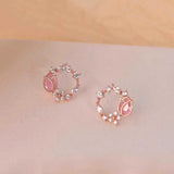 Tulip Halo Earrings