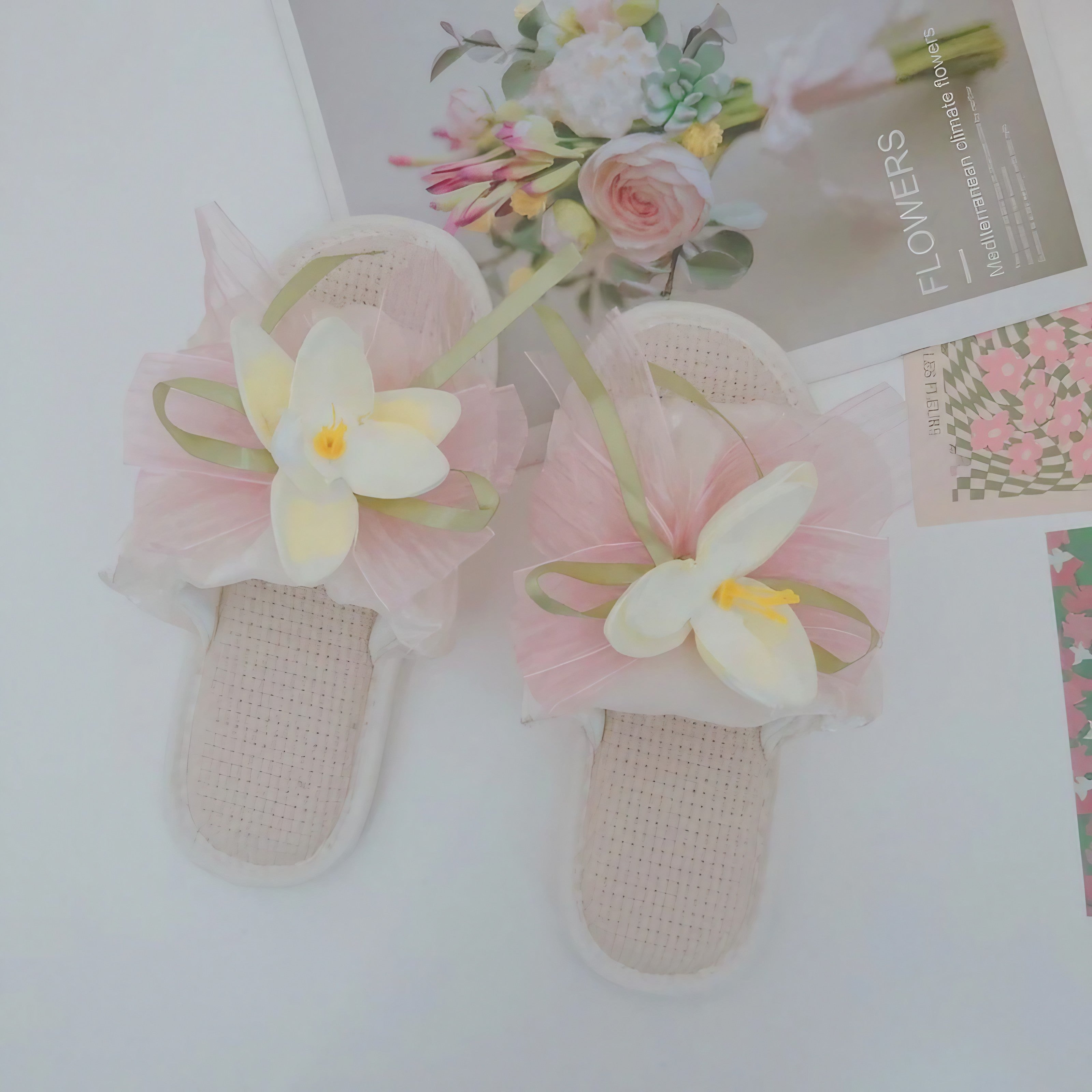 Tulip Tulle Whisper Slippers