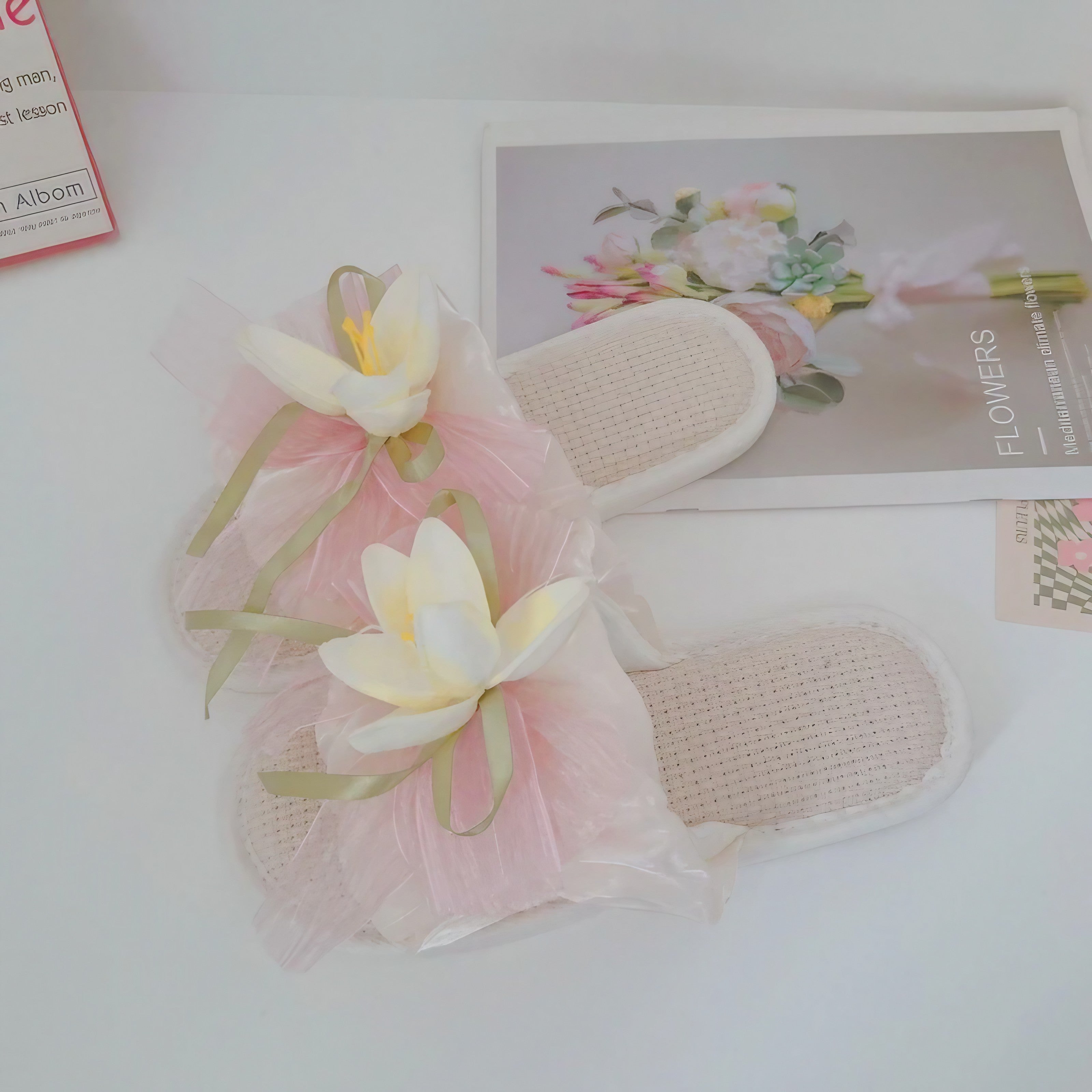 Tulip Tulle Whisper Slippers