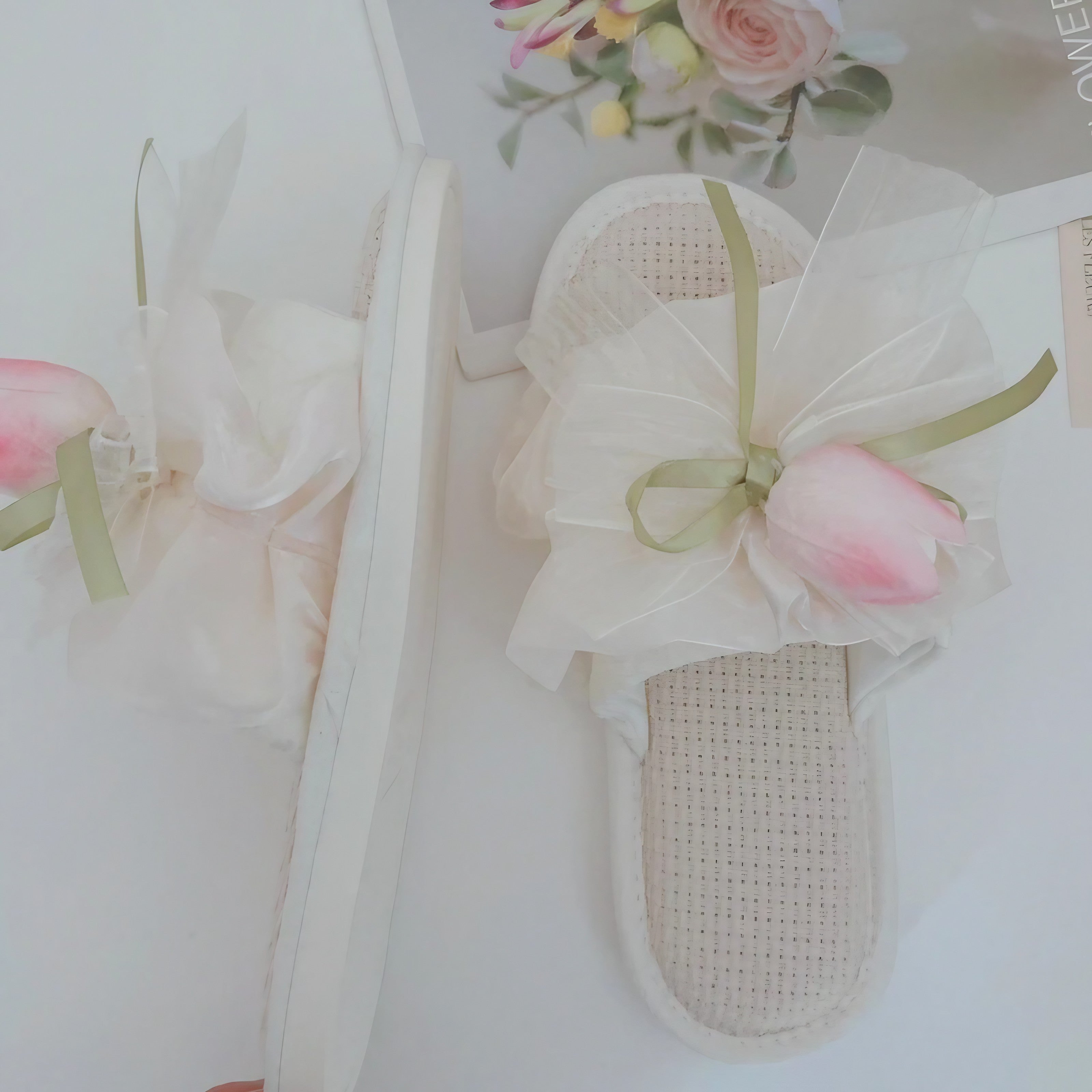 Tulip Tulle Whisper Slippers