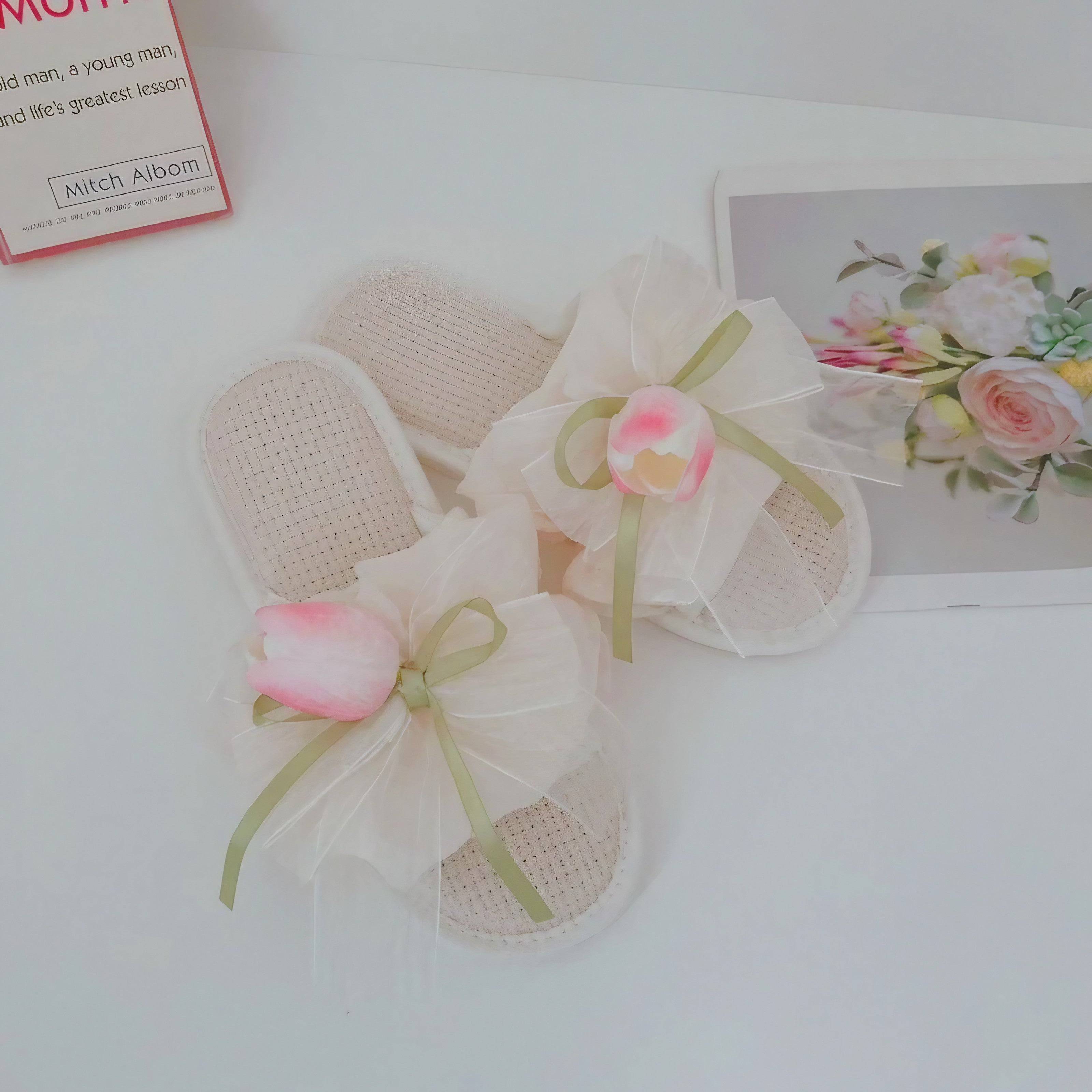 Tulip Tulle Whisper Slippers