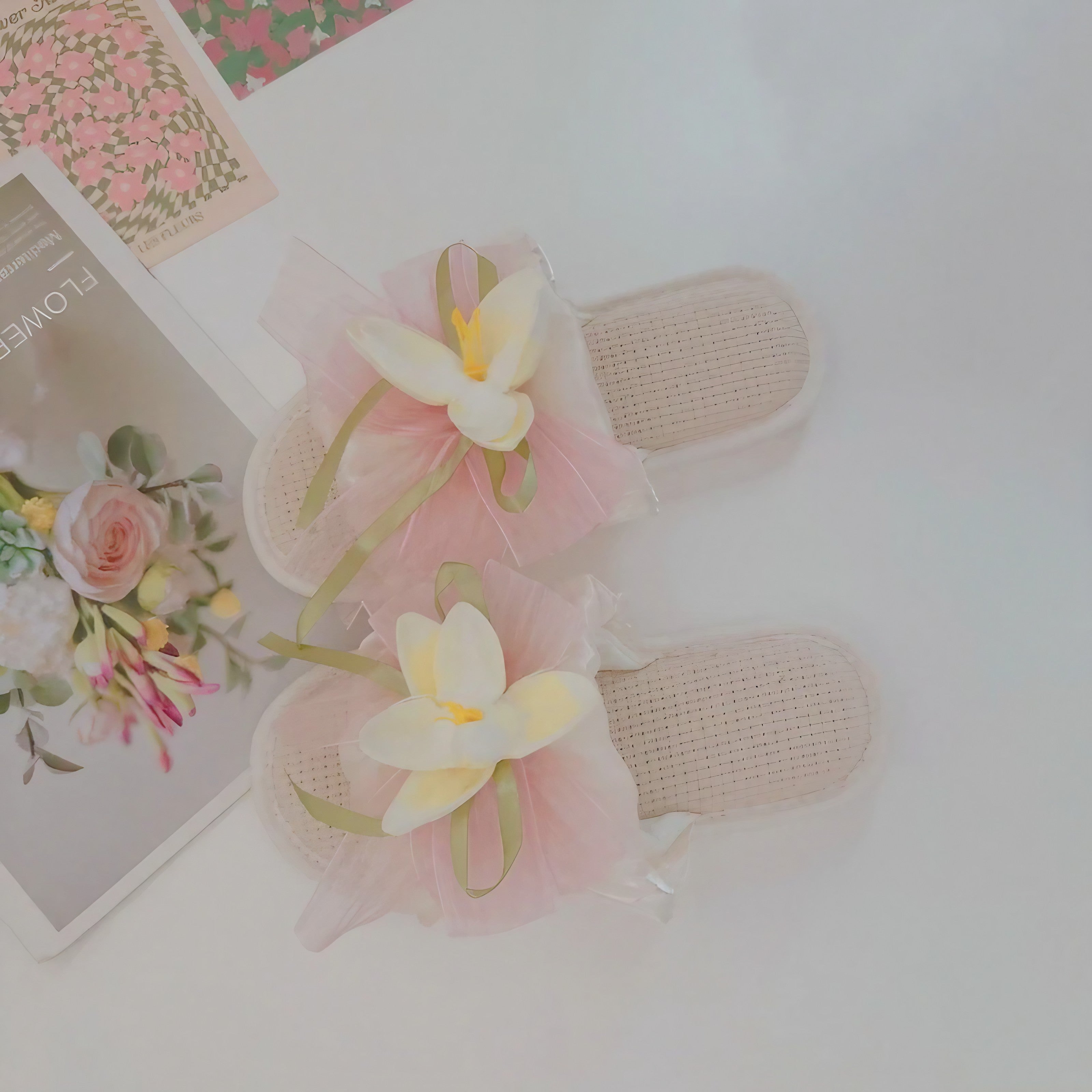 Tulip Tulle Whisper Slippers