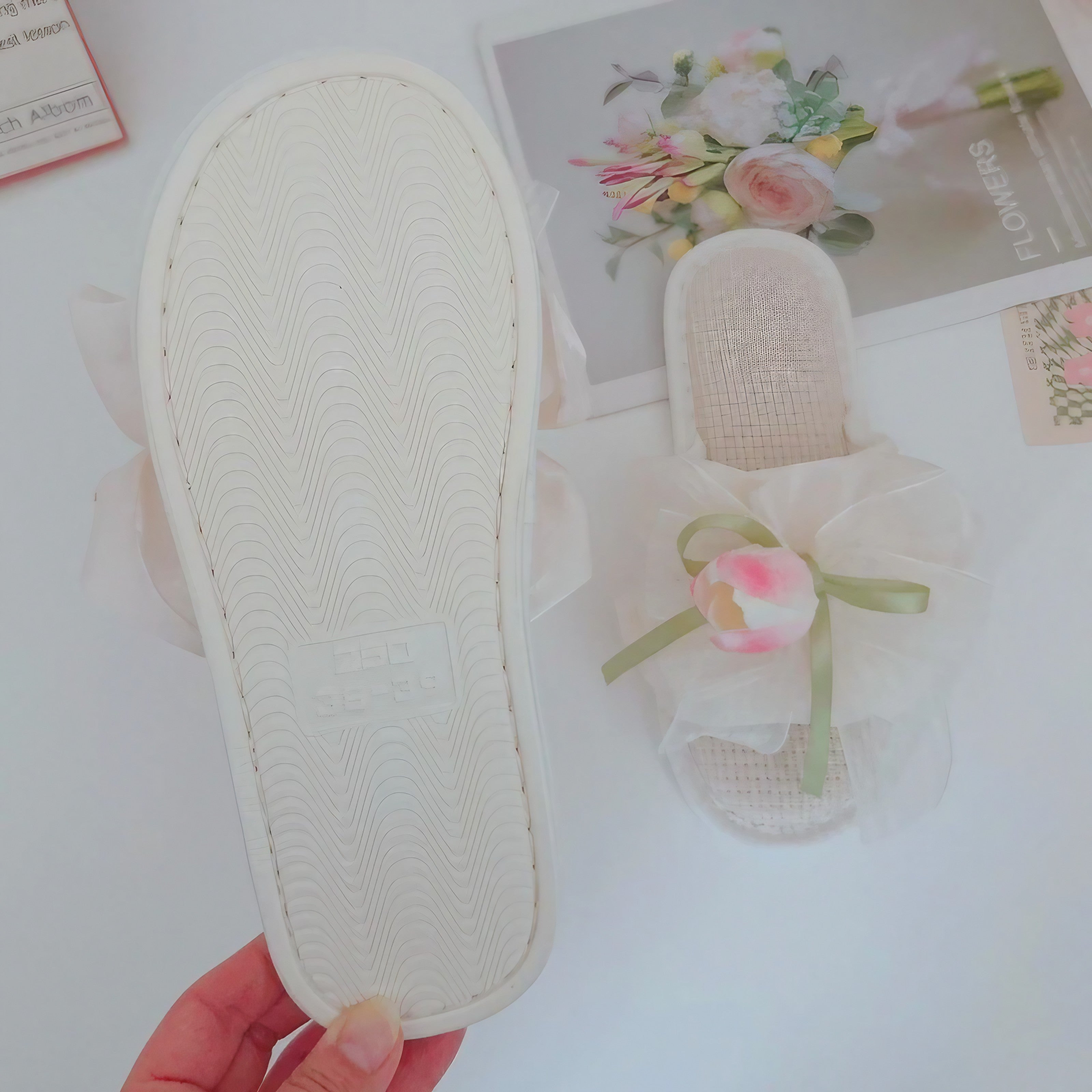Tulip Tulle Whisper Slippers
