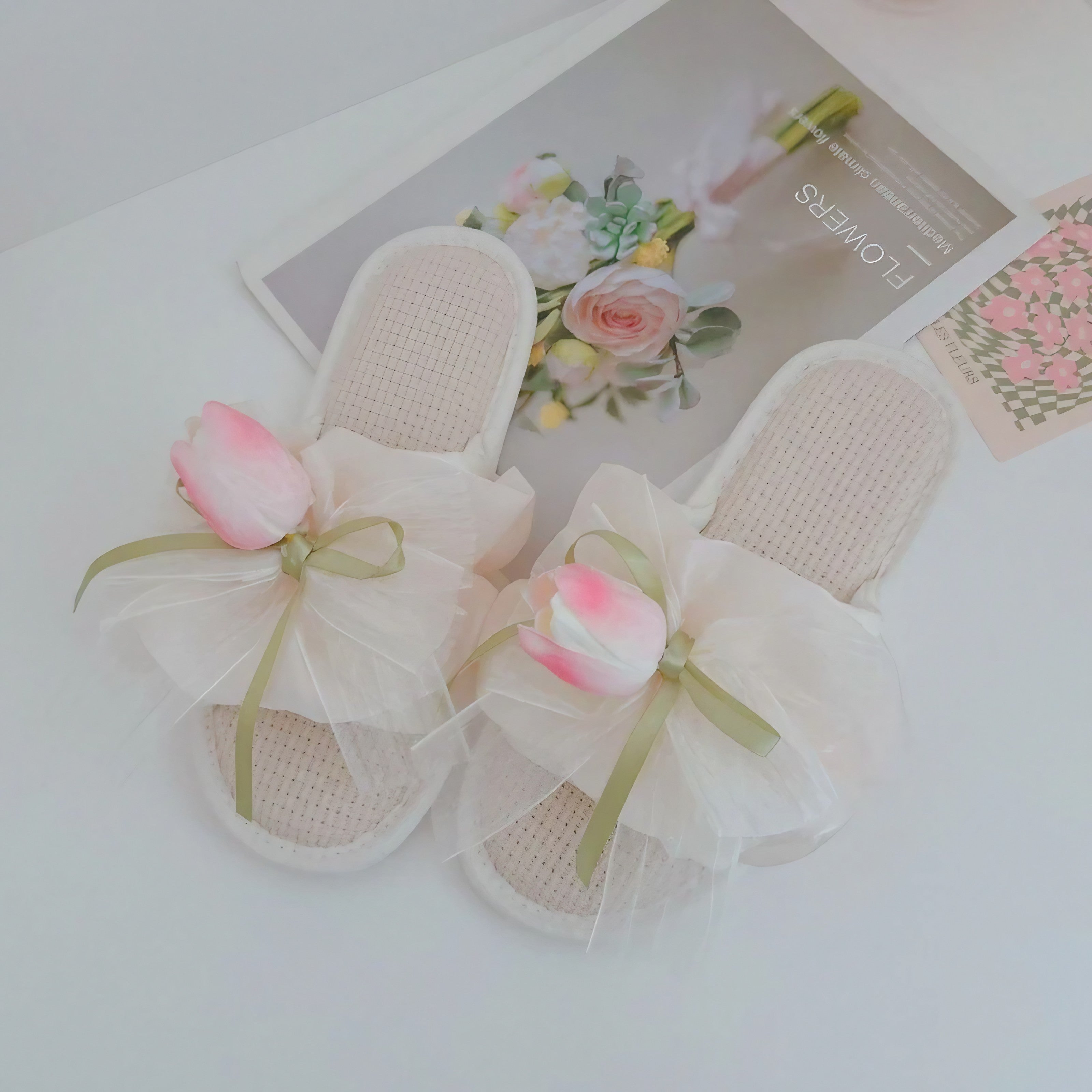 Tulip Tulle Whisper Slippers