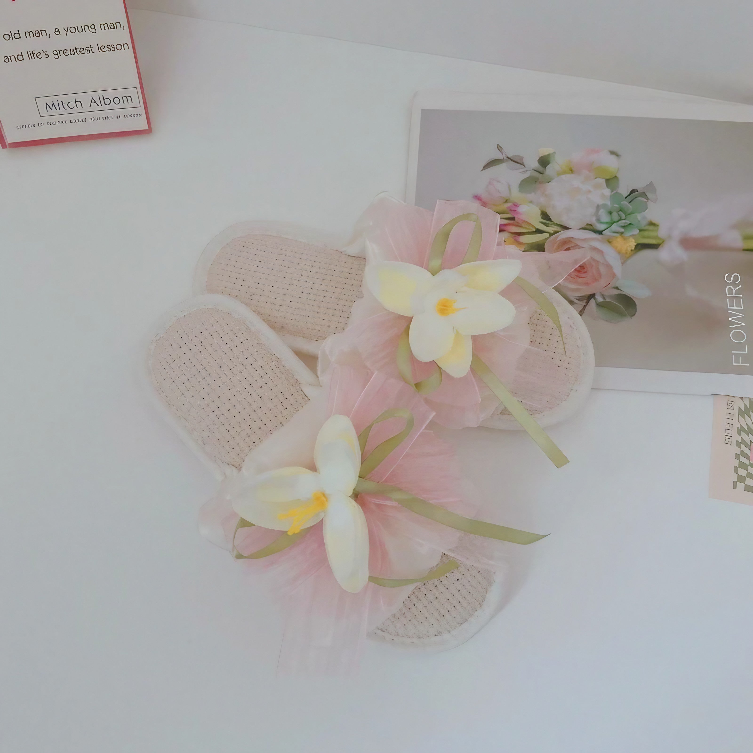 Tulip Tulle Whisper Slippers