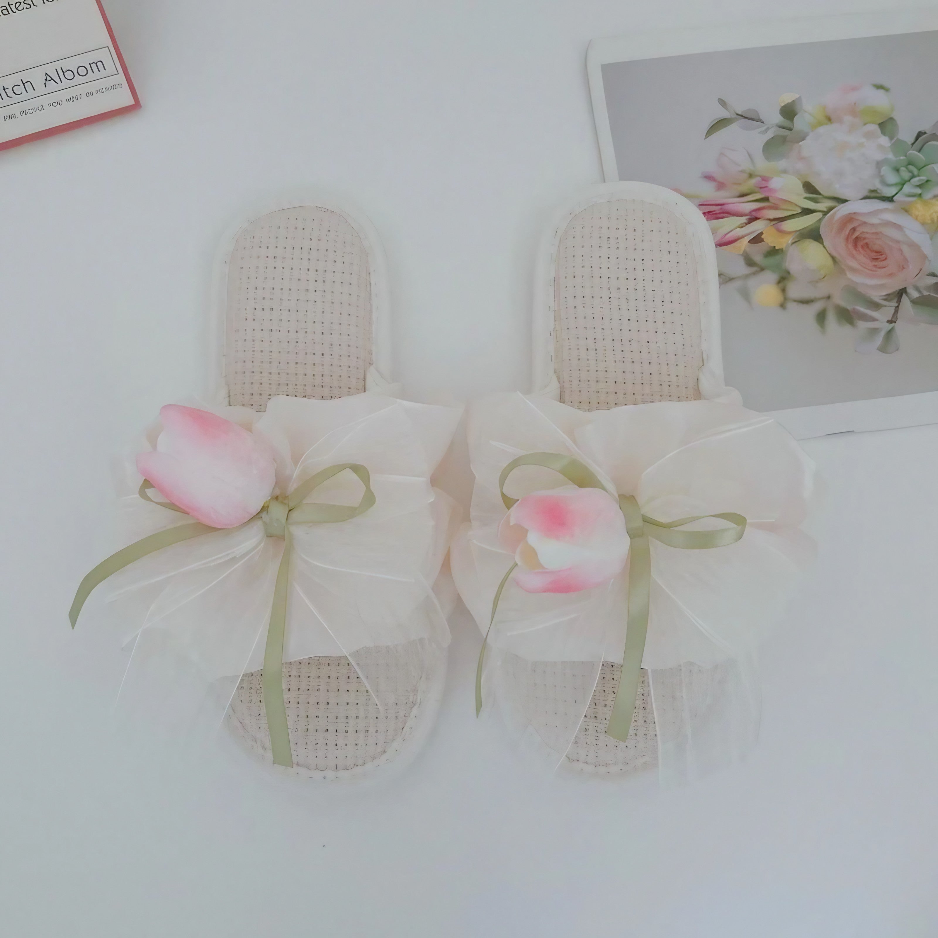 Tulip Tulle Whisper Slippers