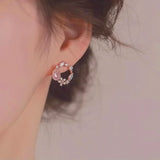 Tulip Halo Earrings