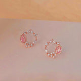 Tulip Halo Earrings