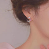 Tulip Halo Earrings