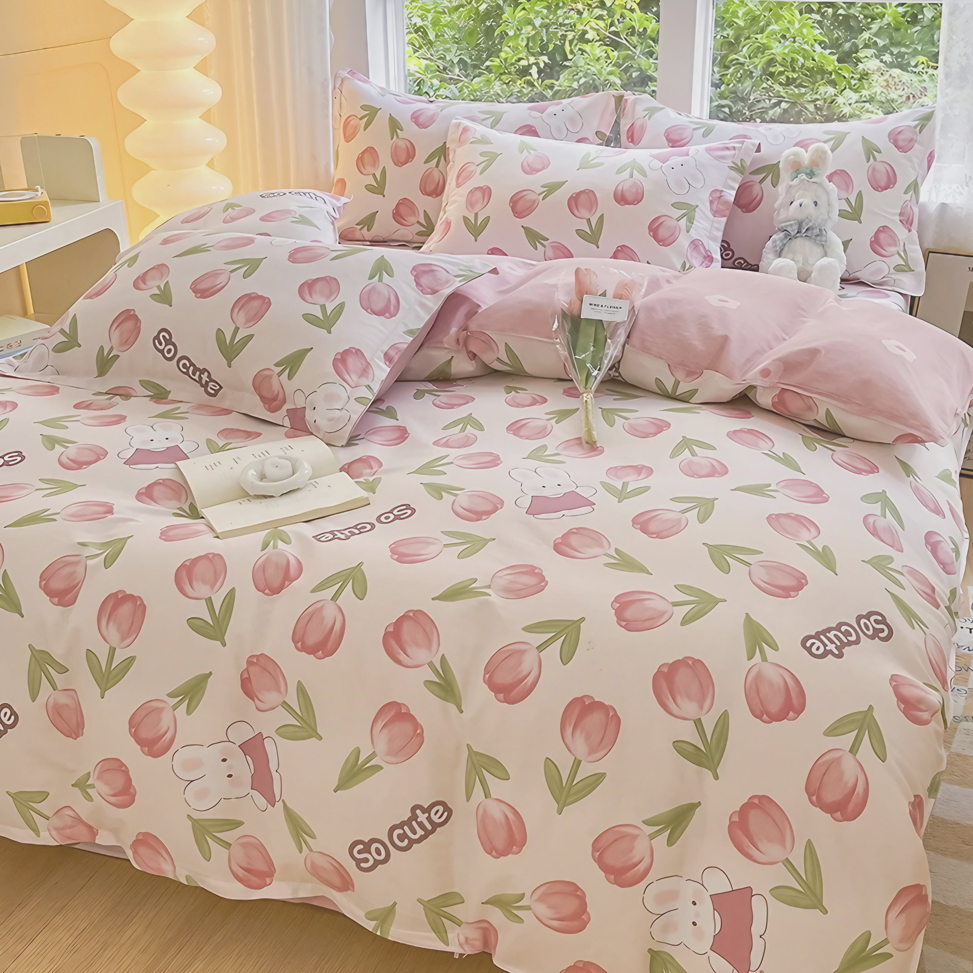 Pastel Garden Bedding Set