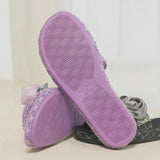 Tweed Rose Slippers