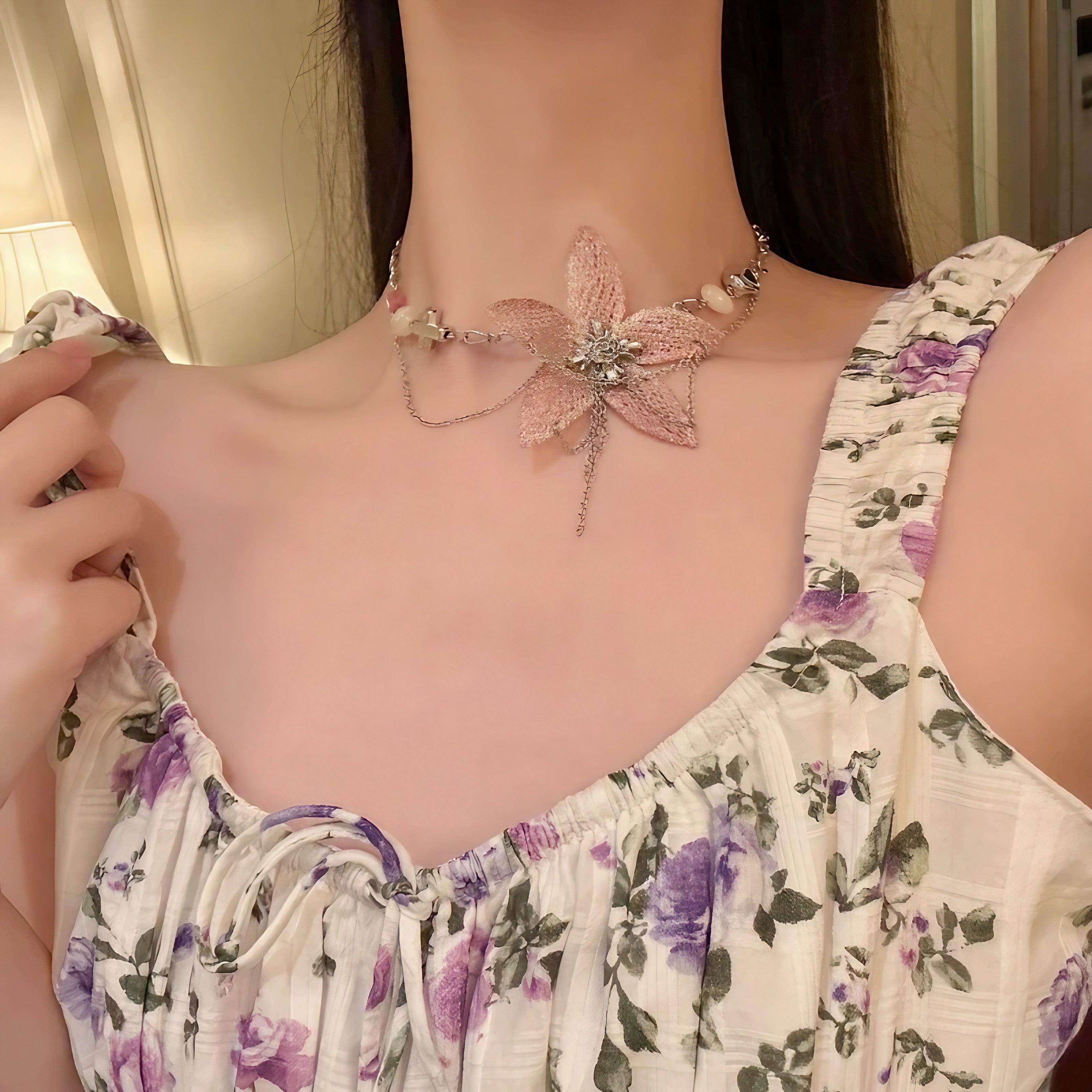 Twilight Bloom Choker