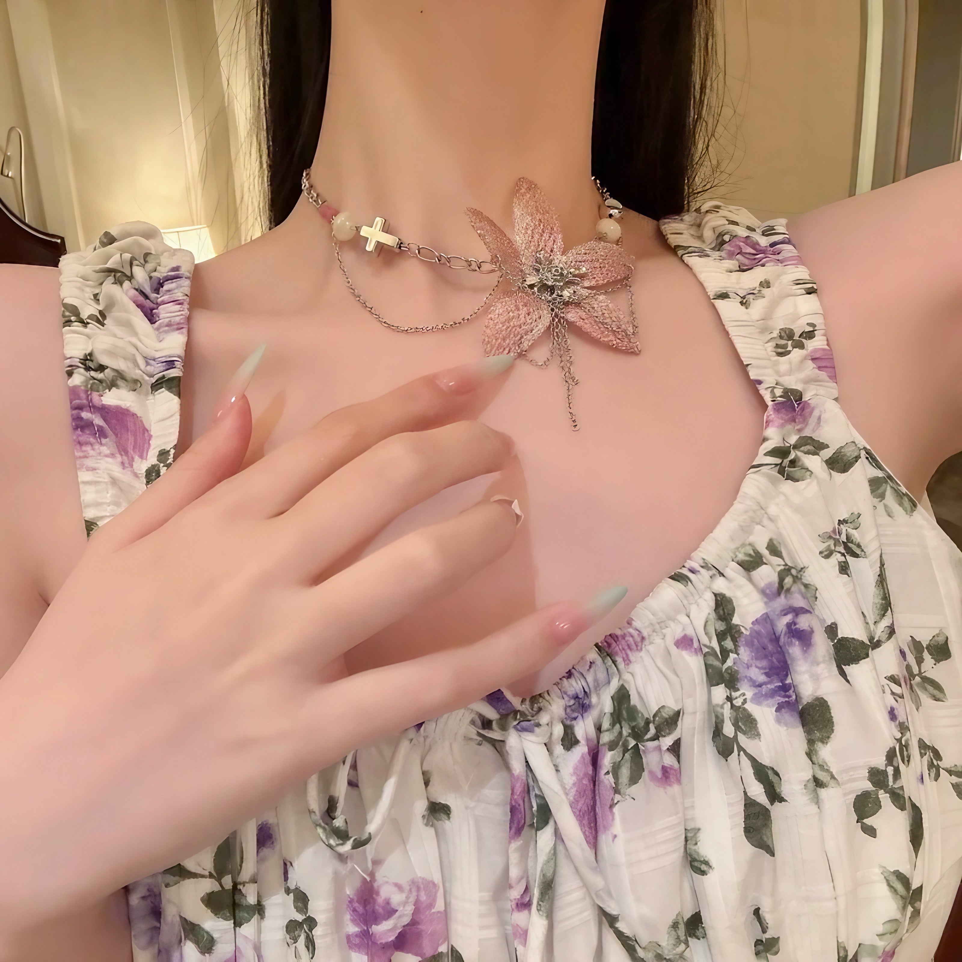Twilight Bloom Choker