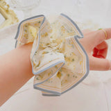 Stripe Edge Floral Hair Band