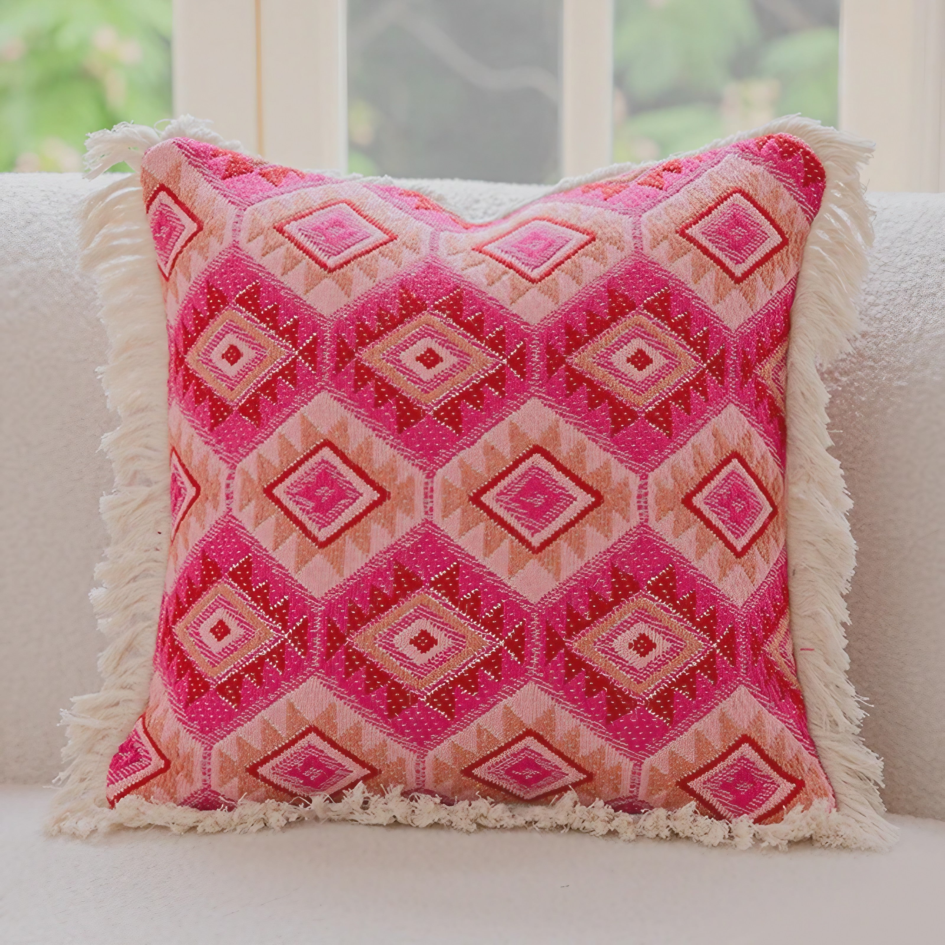 Pink Harmony Cushion Covers