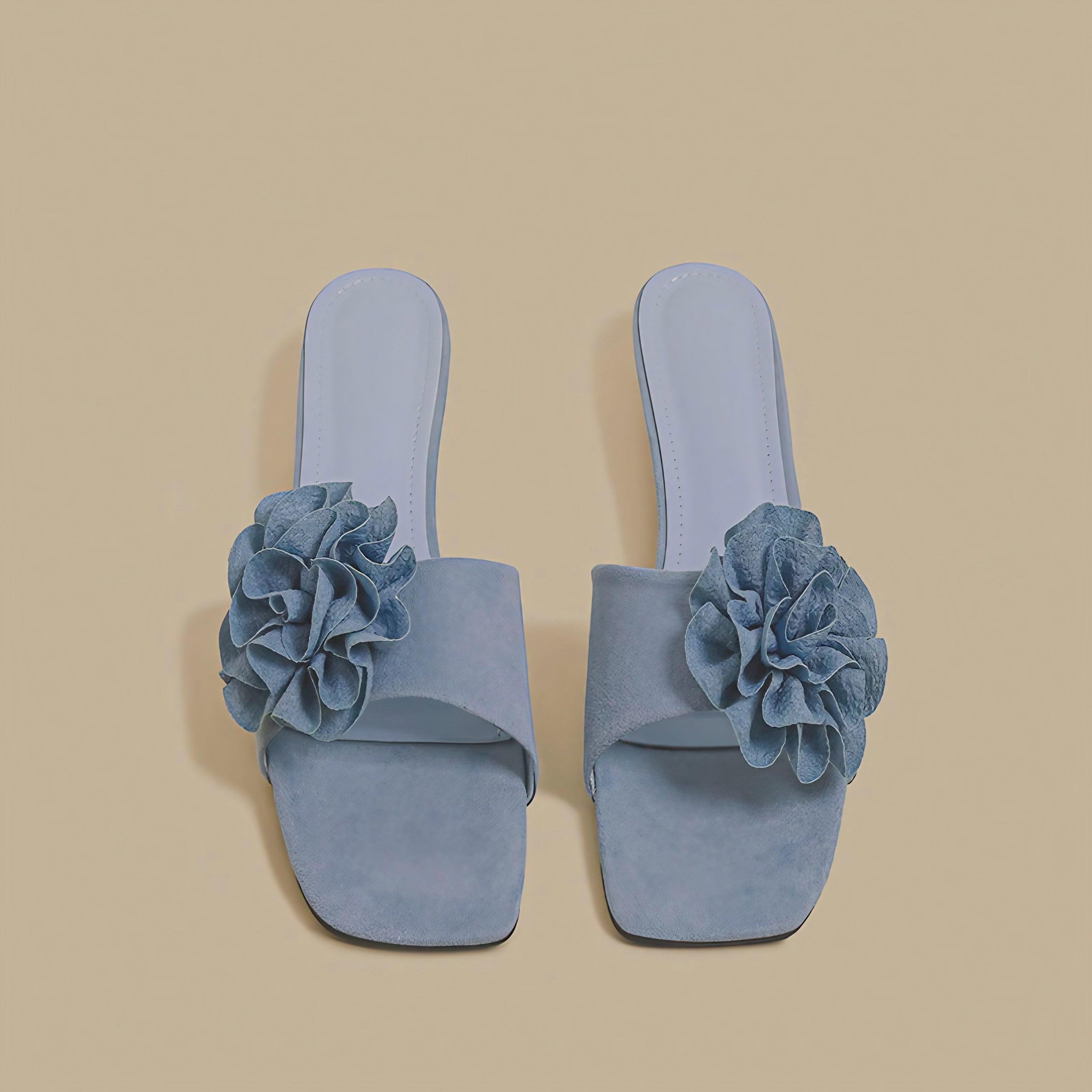 Velvet Bloom Muse Mules