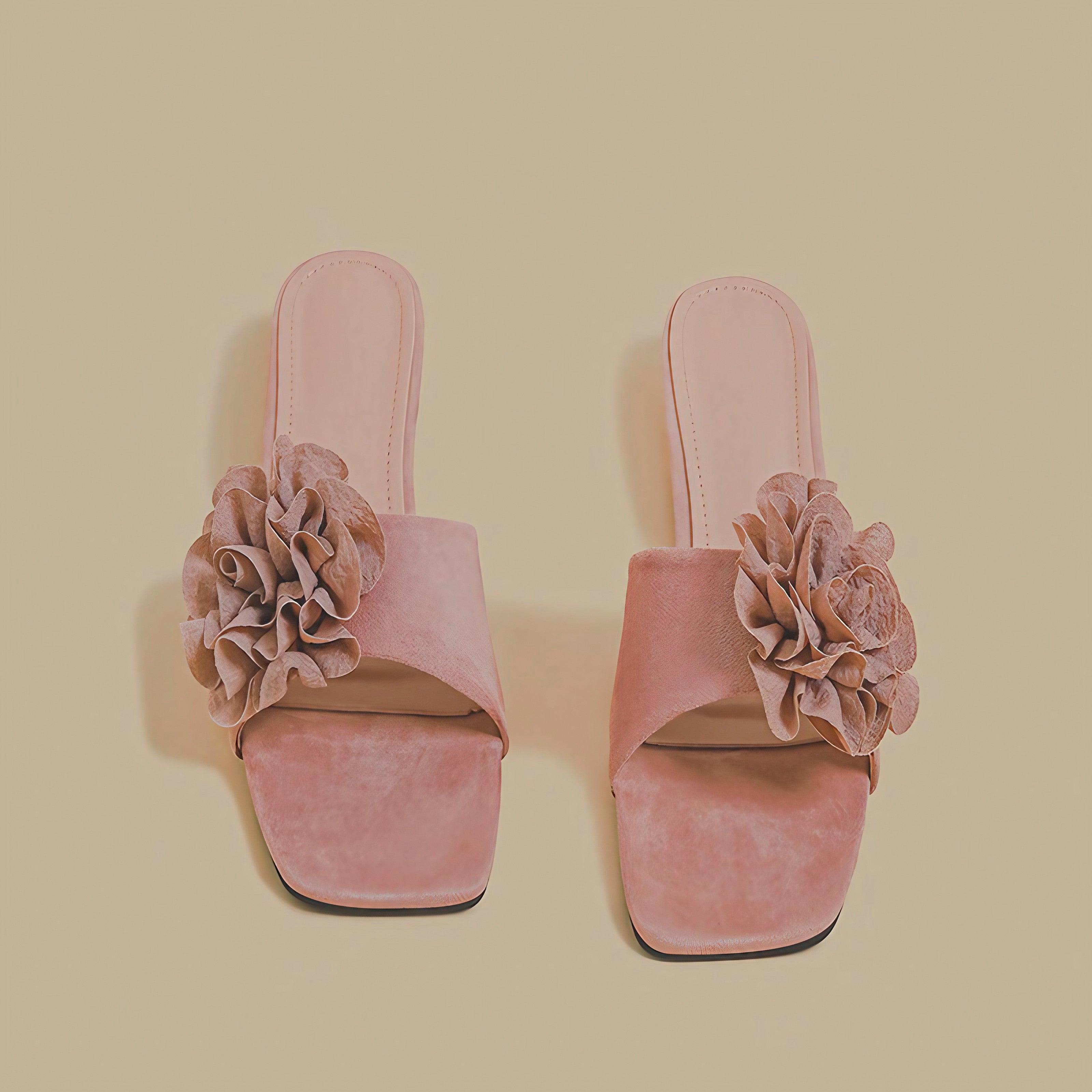 Velvet Bloom Muse Mules