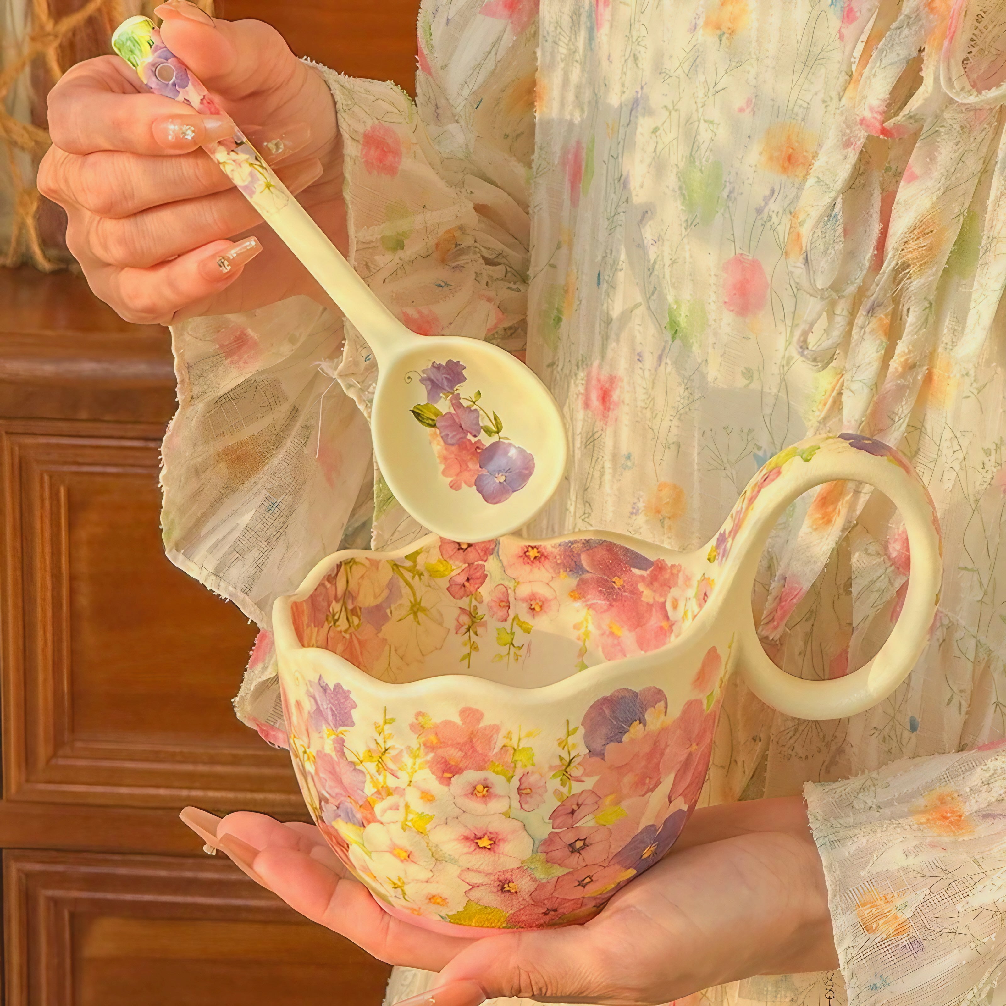 Velvet Petals Mugs