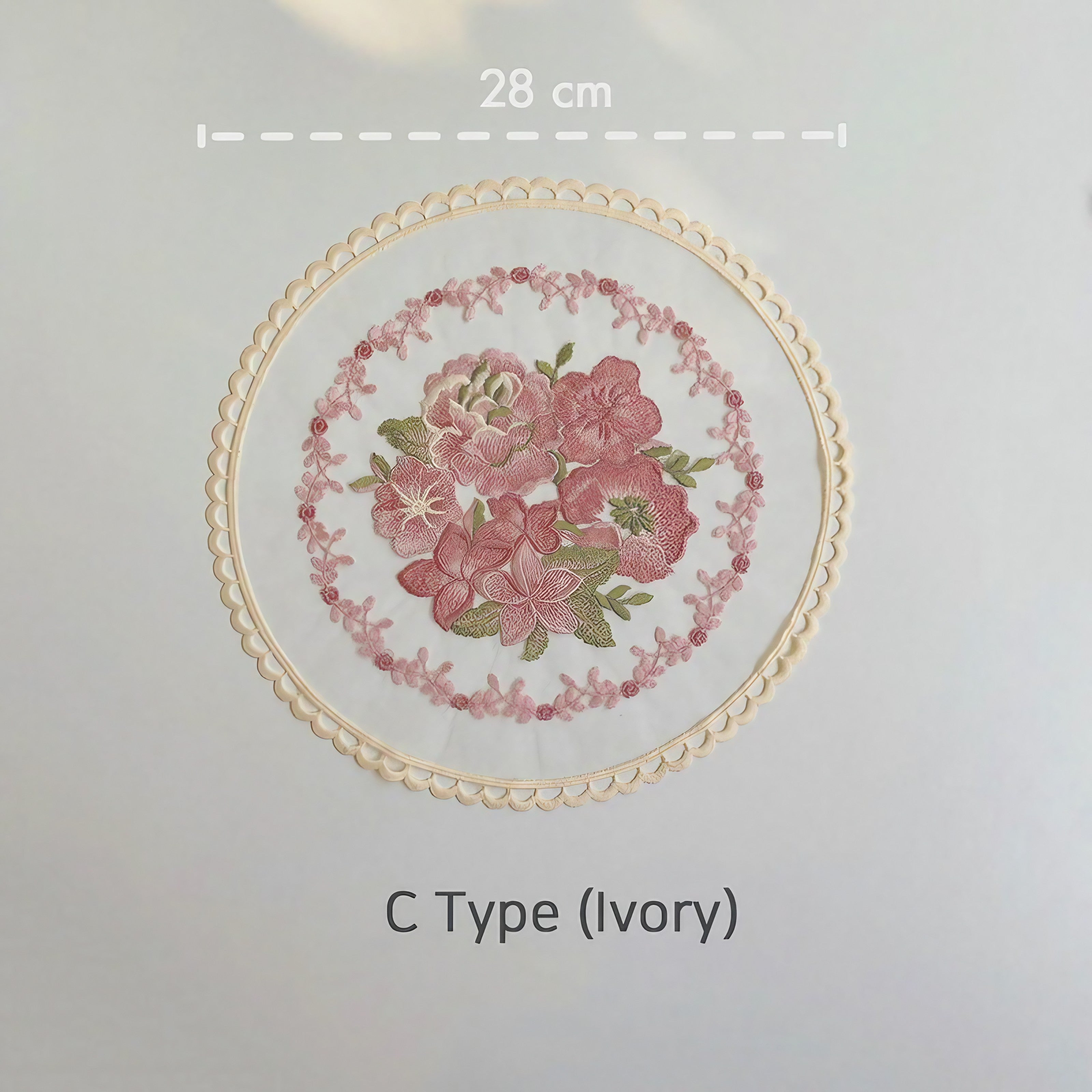 Victorian Embroidery Coasters