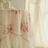 Victorian Rose Tiered Tablecloth