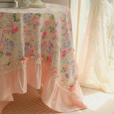 Victorian Rose Tiered Tablecloth