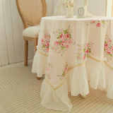Victorian Rose Tiered Tablecloth