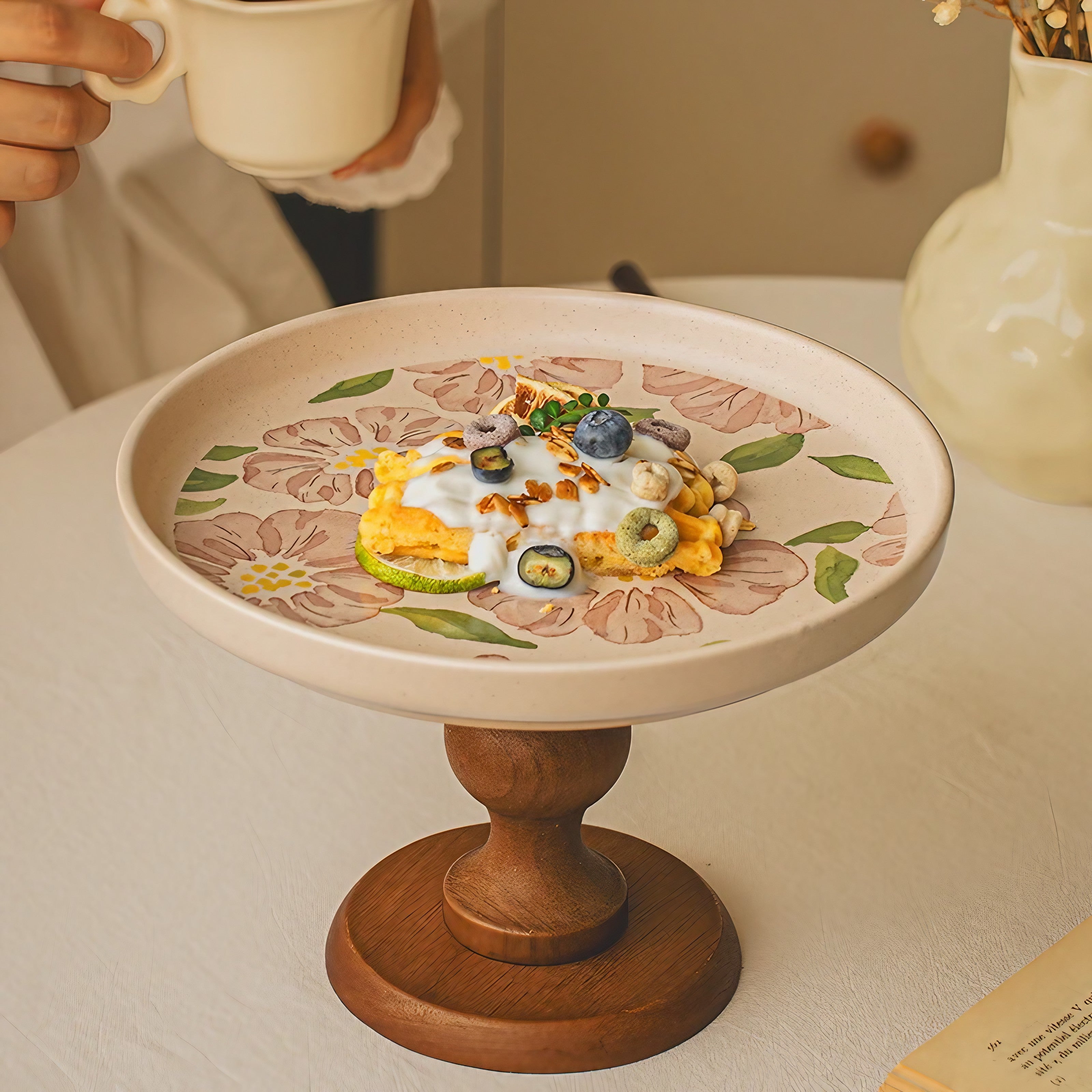 Vintage Blossom Serving Plate