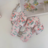 Vintage Flora Satin Slippers