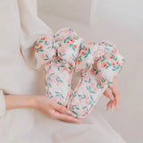 Vintage Flora Satin Slippers