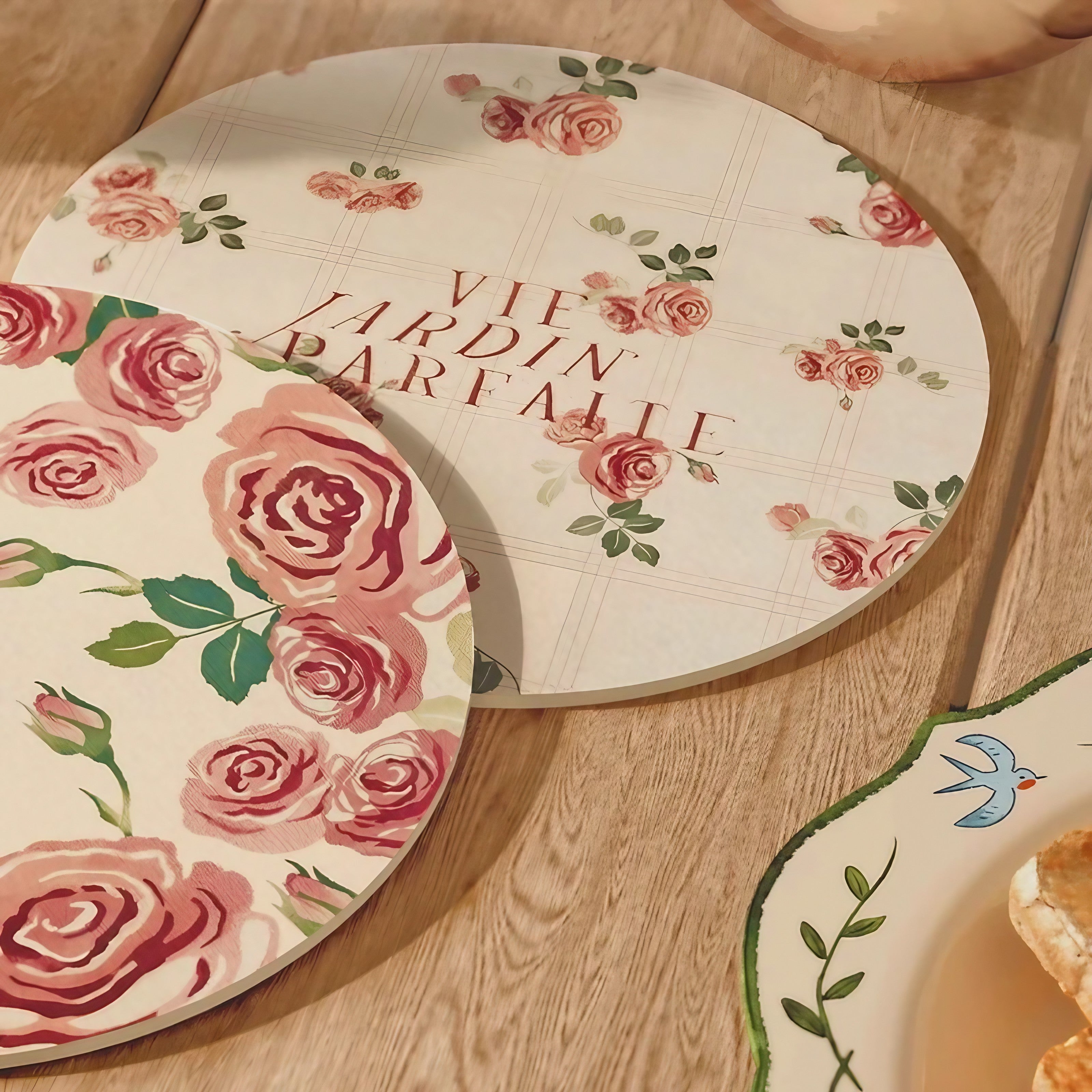 Vintage Rose Coasters