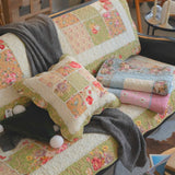 Vintage Rose Patchwork Cushion Covers
